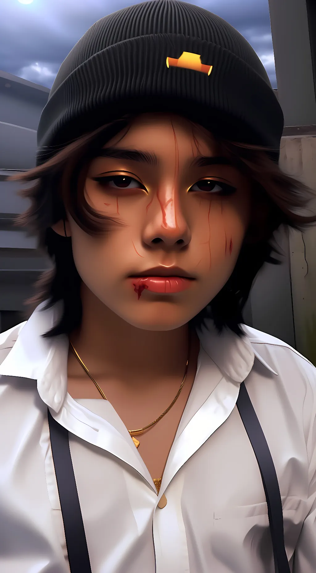 ai character: Quackity background