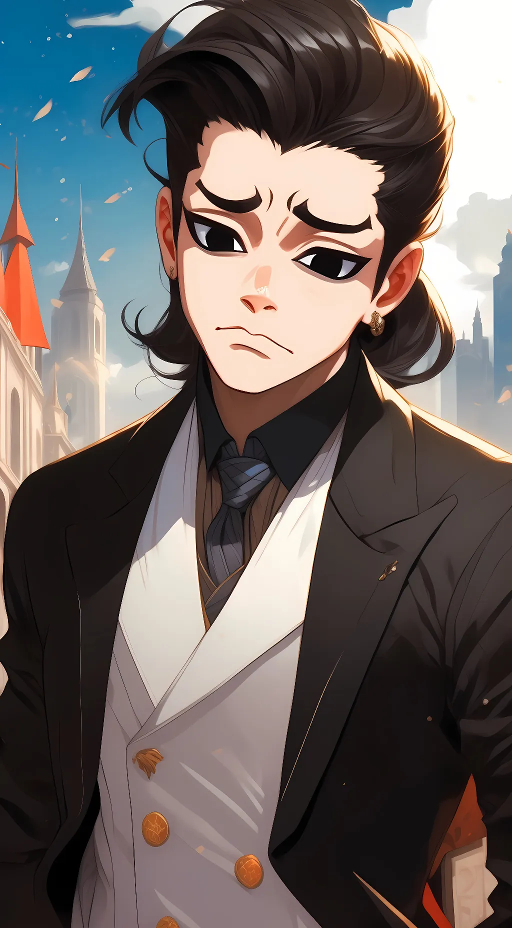 ai character: Junichi background