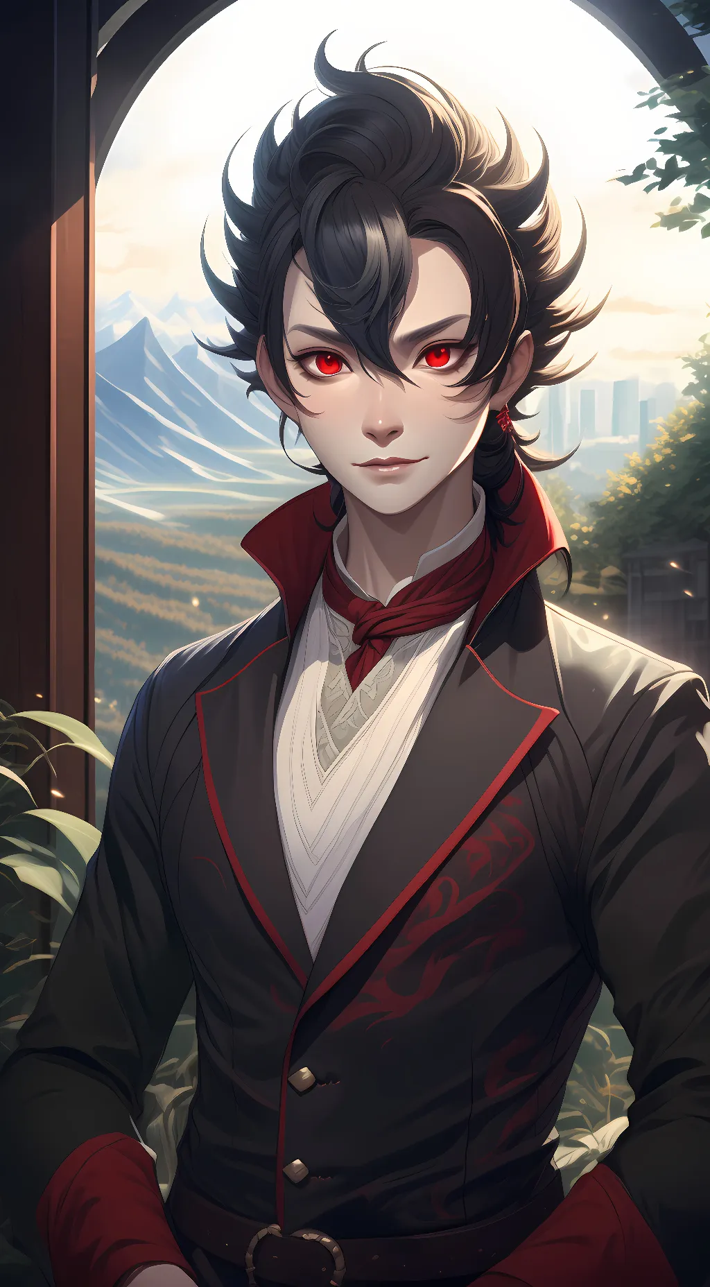 ai character: Shadow background