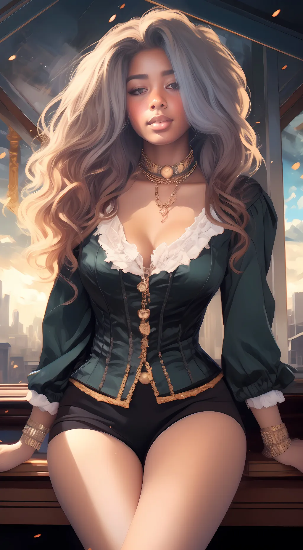 ai character: Tina background