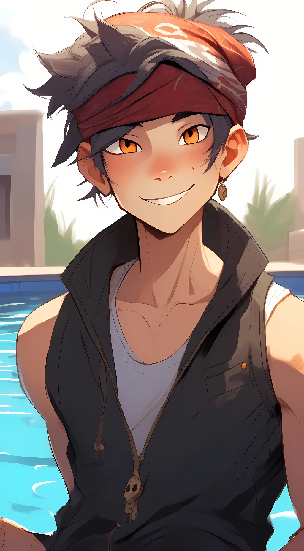 ai character: MK from LMK background