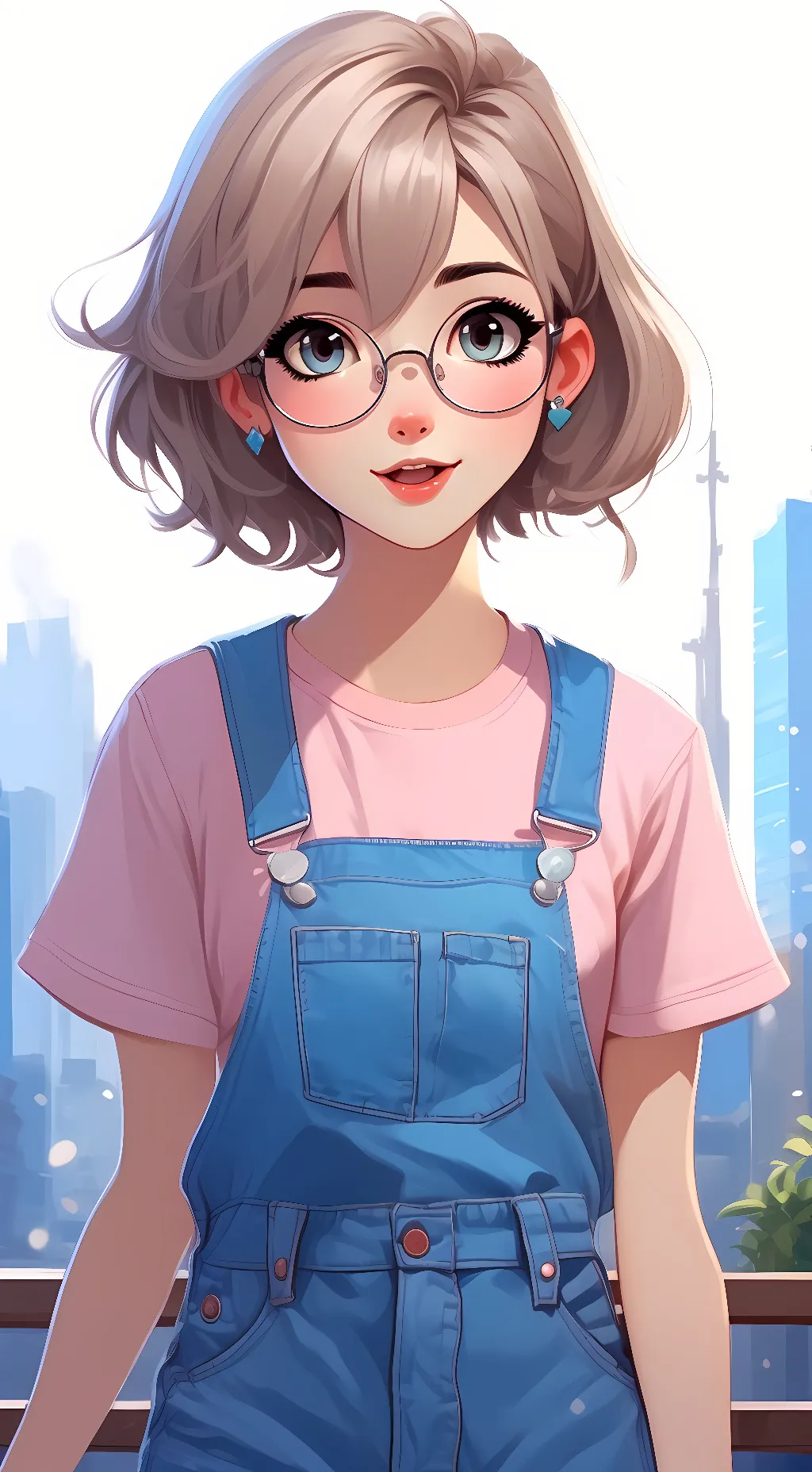 ai character: Riley  background