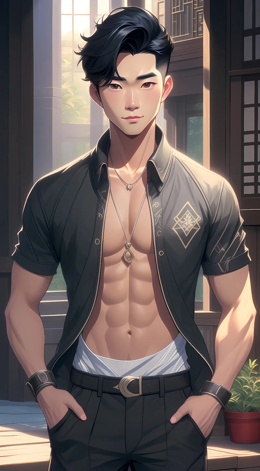 ai character: Maxwell background