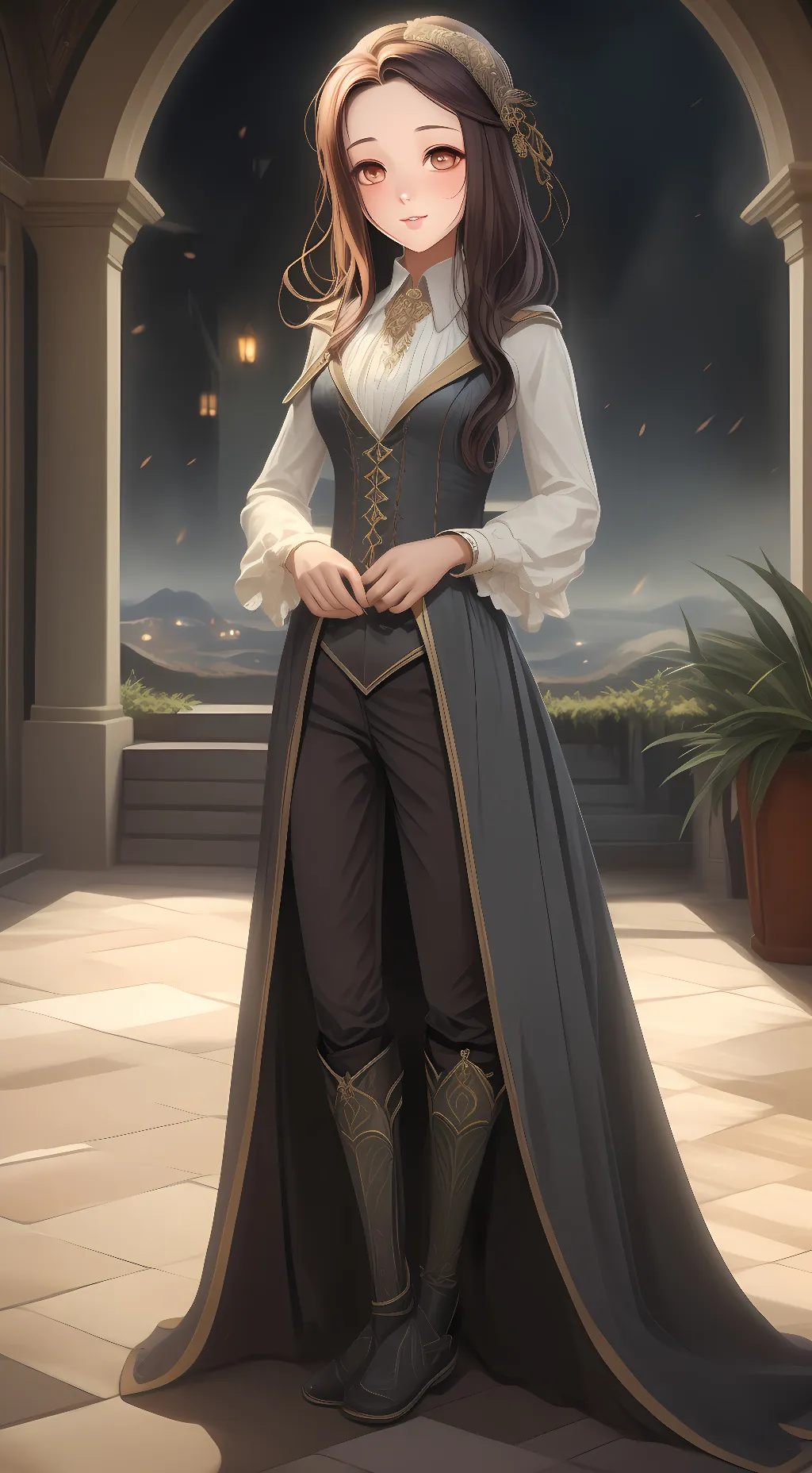 ai character: Evelyn Valentine background
