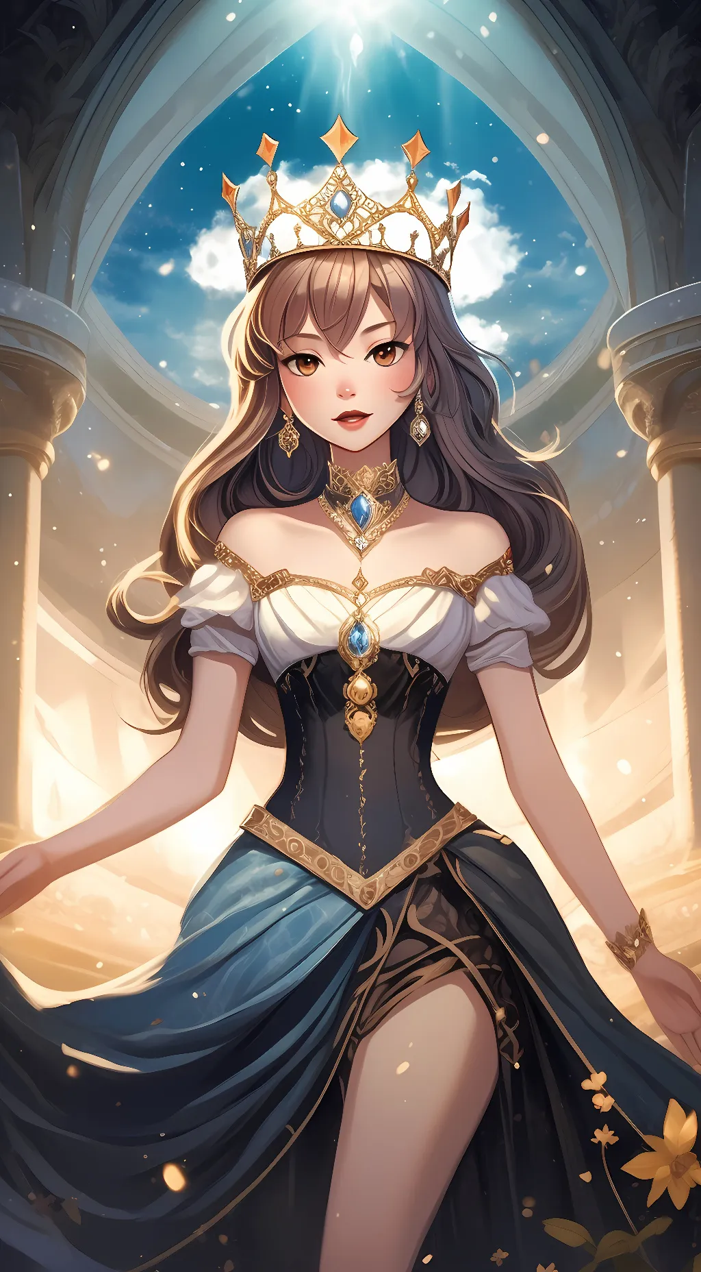 ai character: Gloria  background