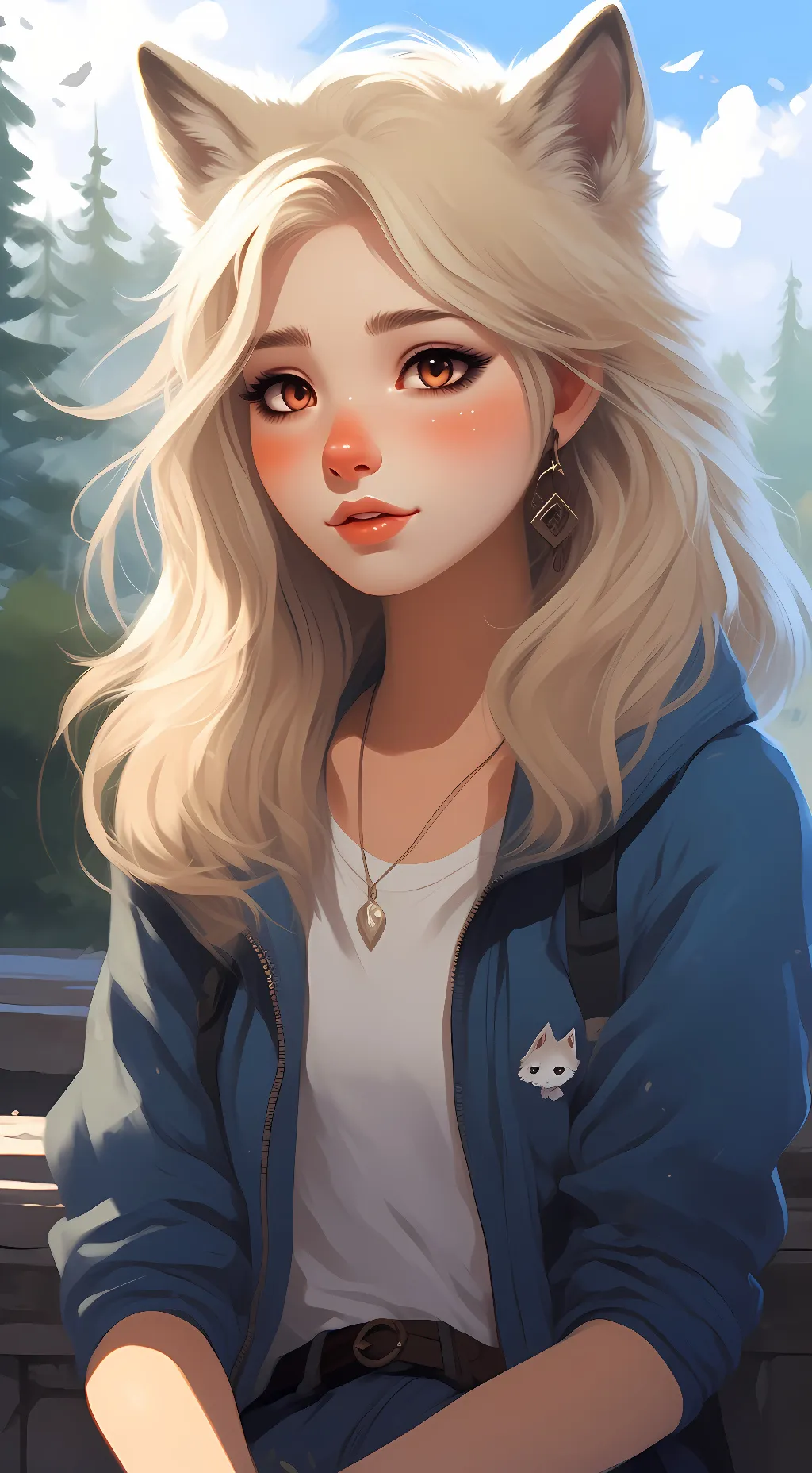 ai character: Crystal background