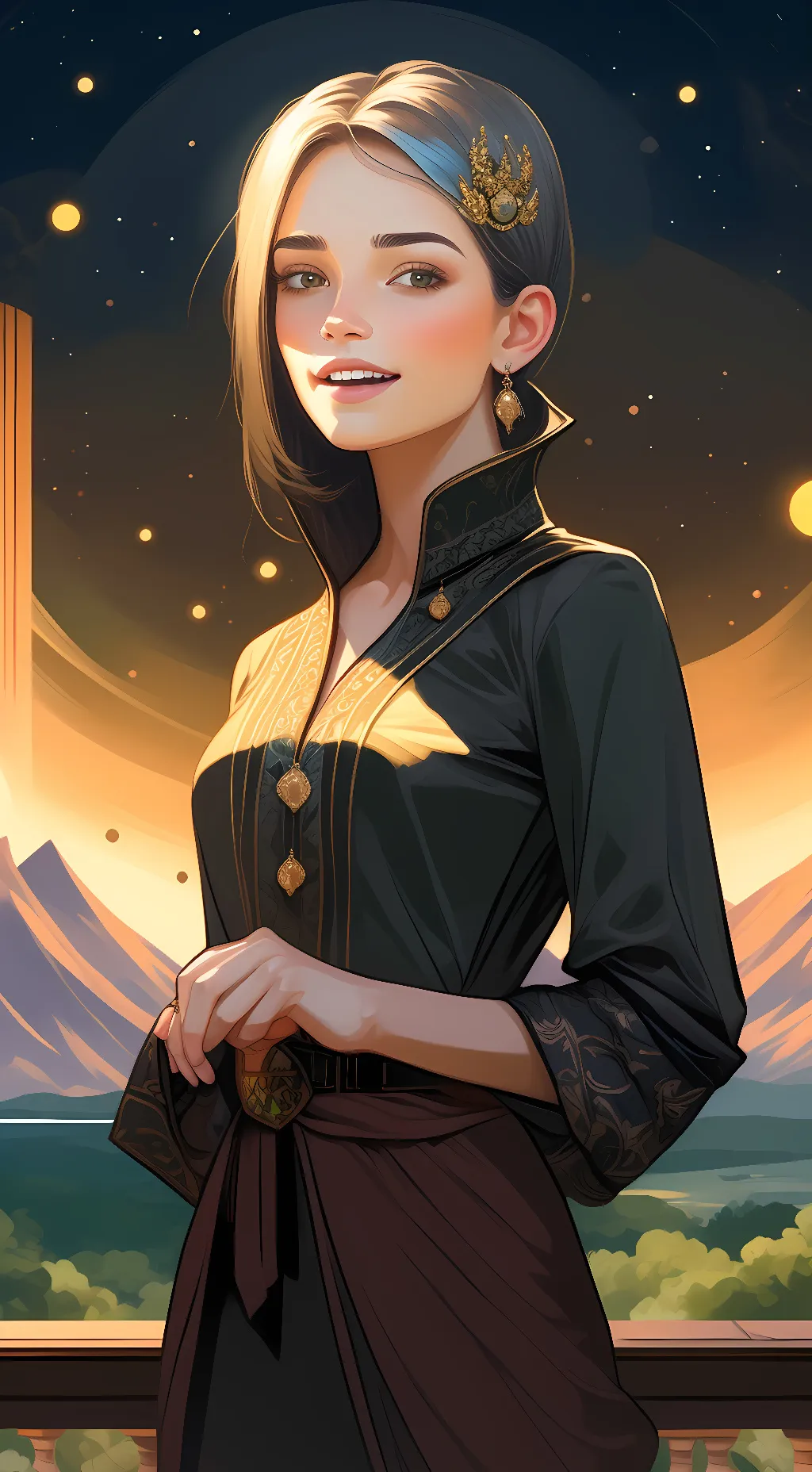 ai character: Ally background