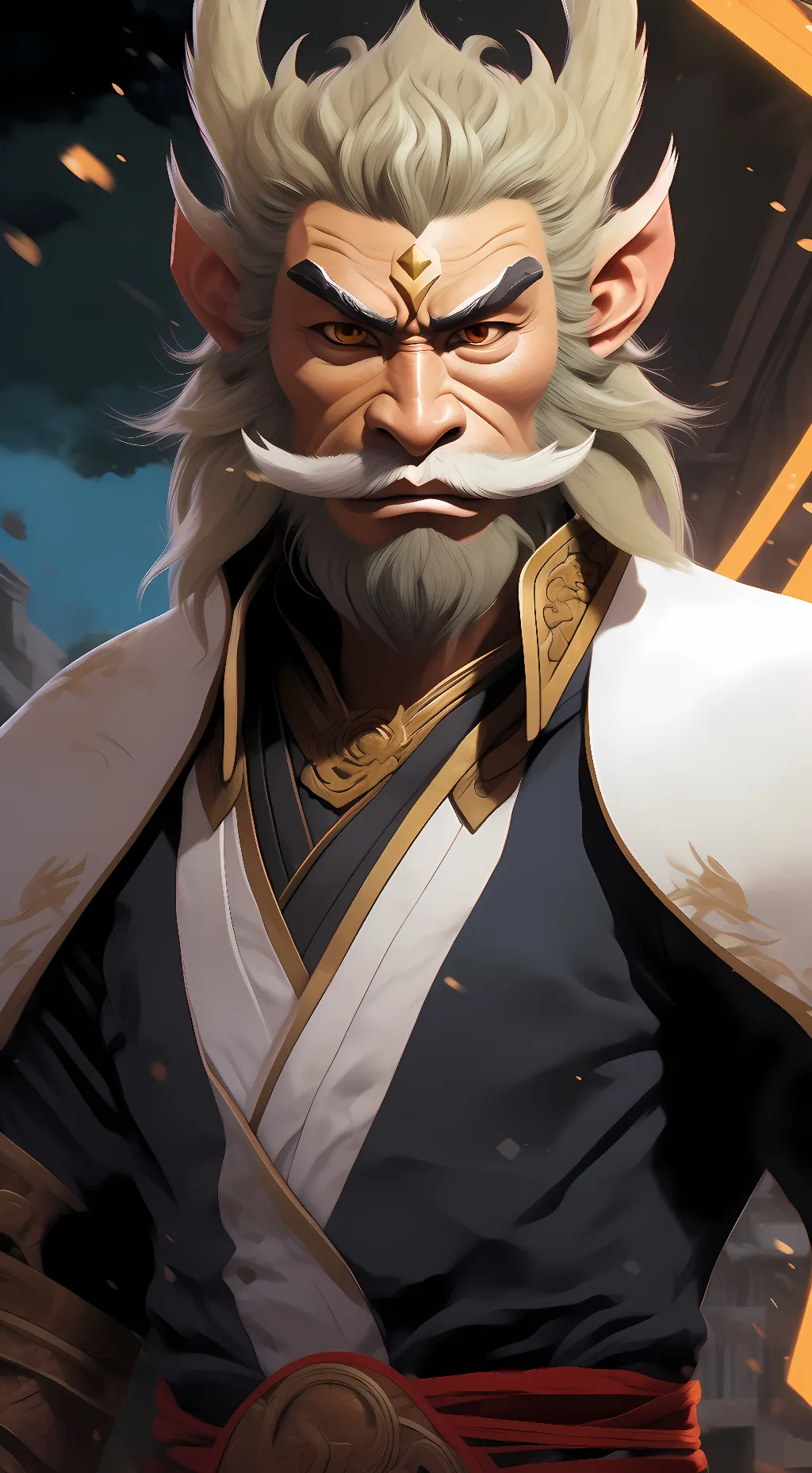 ai character: wukong background