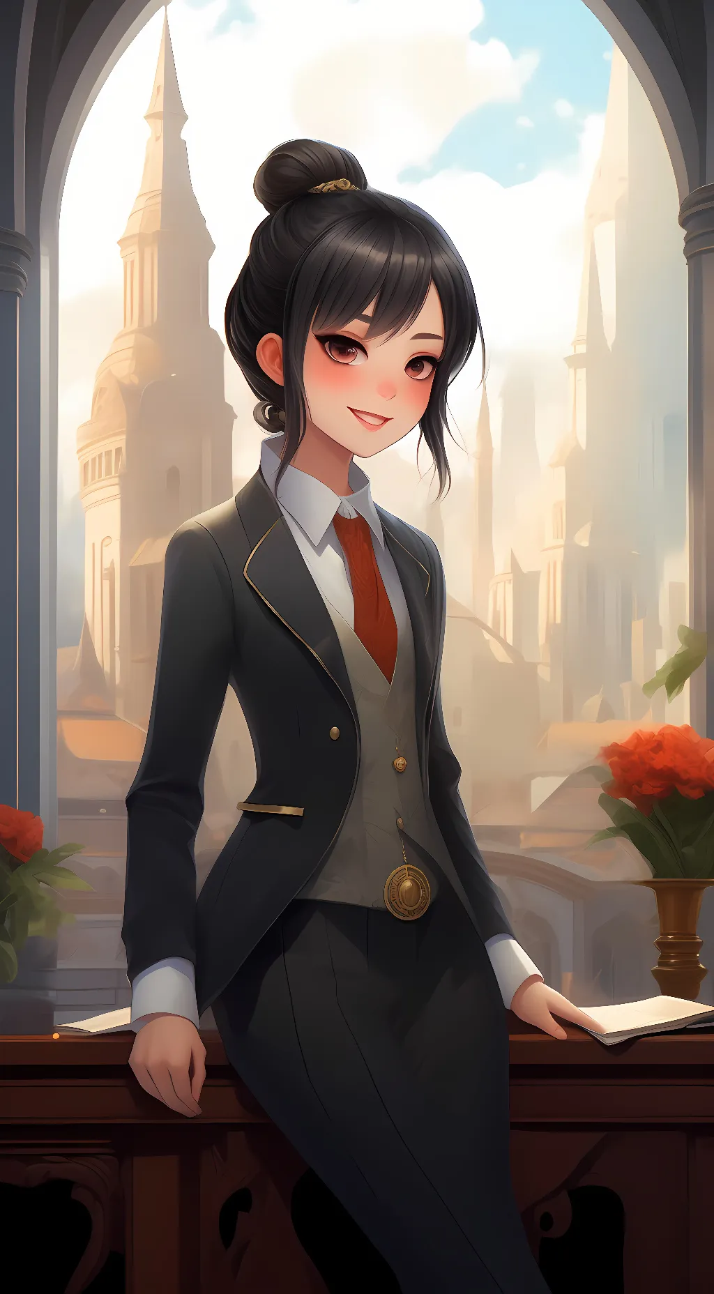 ai character: Xandria background