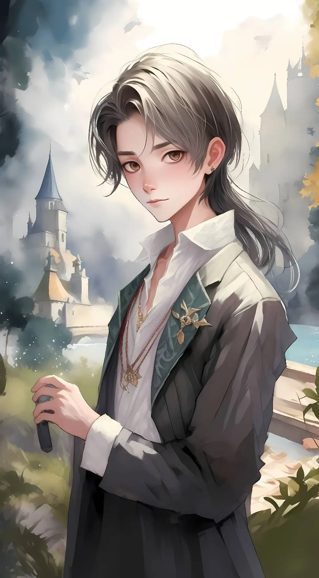 ai character: Derek  background