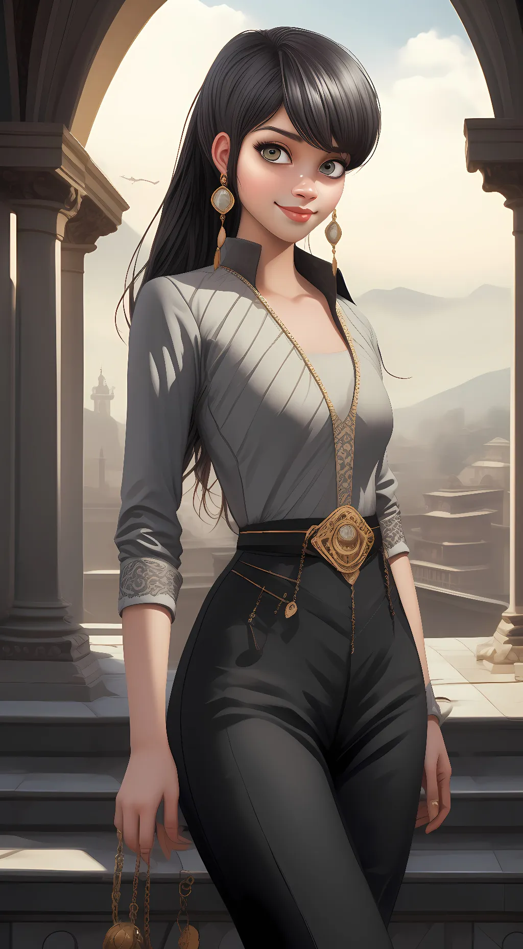 ai character: Marinette background