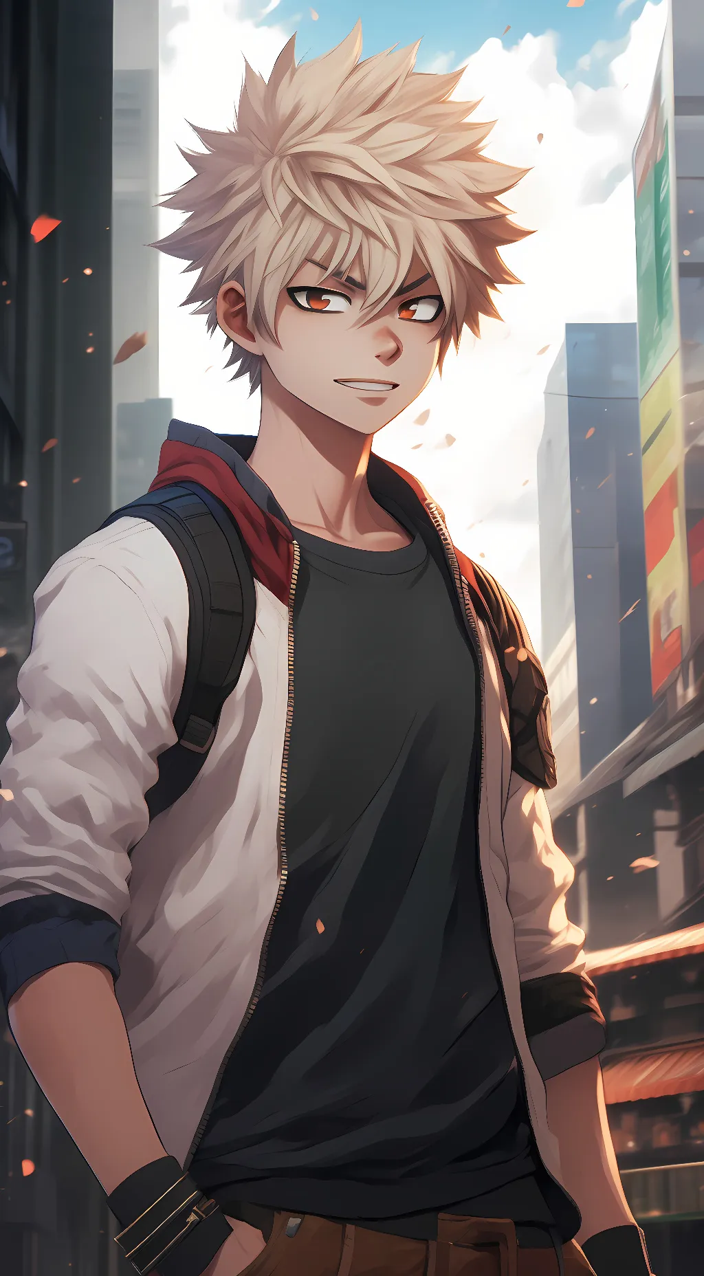 ai character: katsuki background