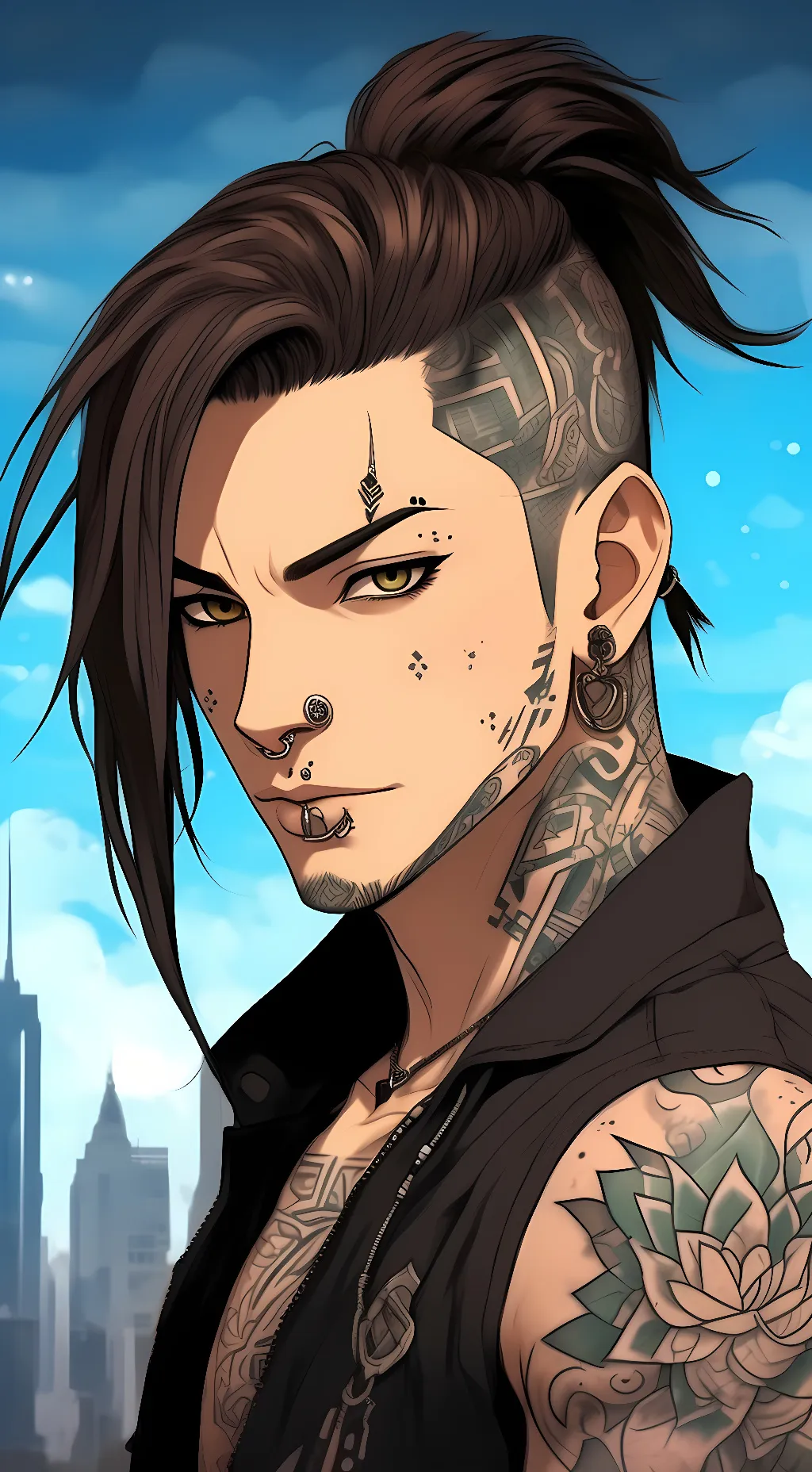 ai character: Blane Blackwood  background