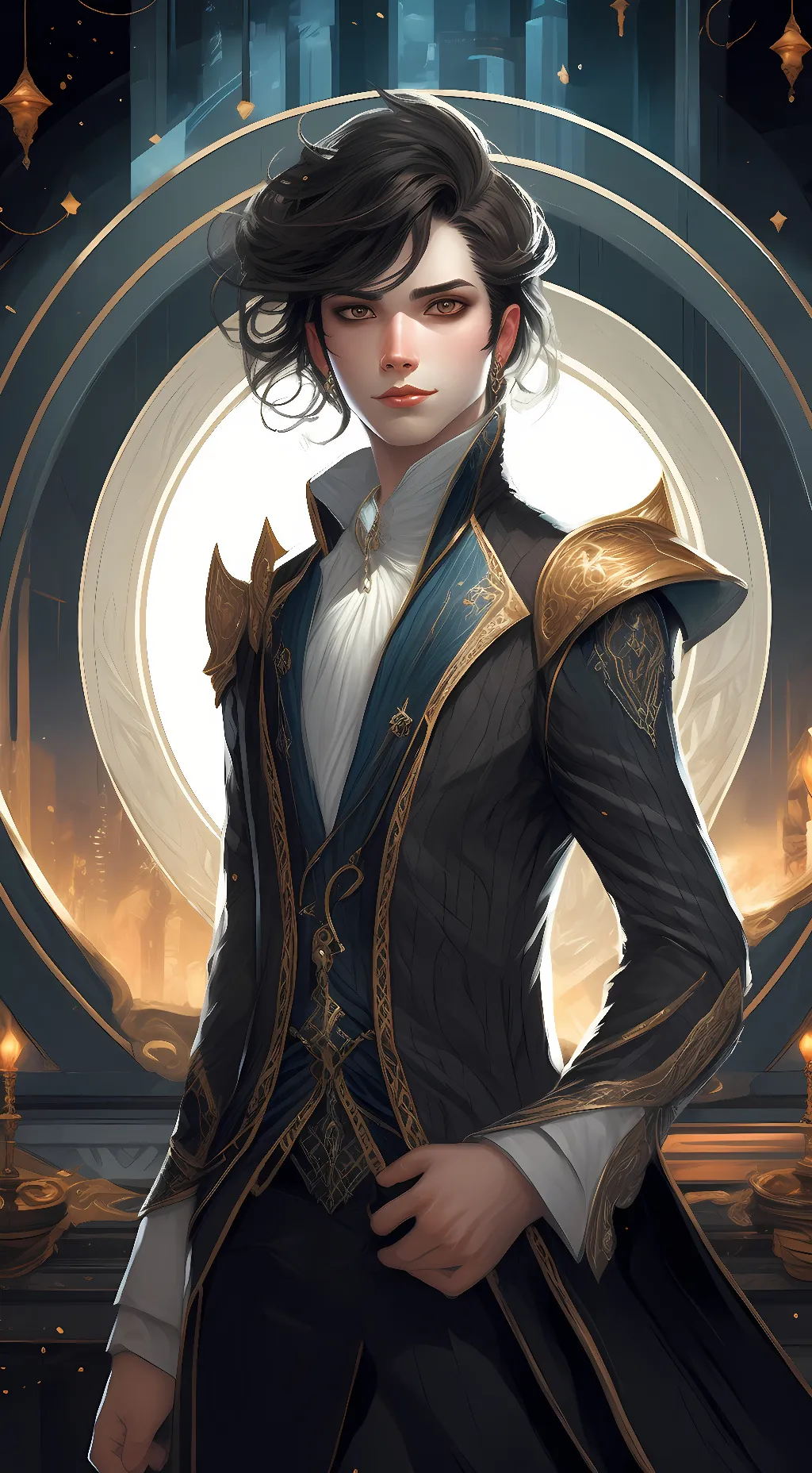 ai character: chris background