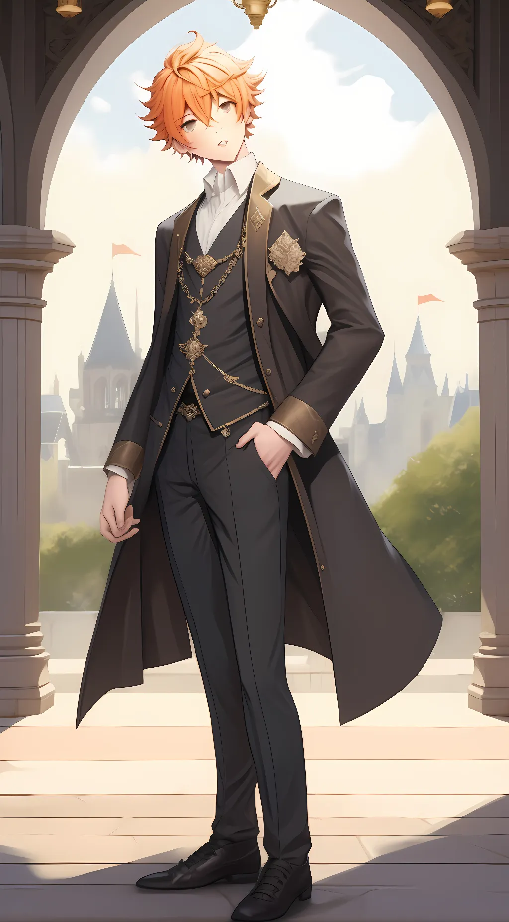 ai character: Shoyo Hinata  background