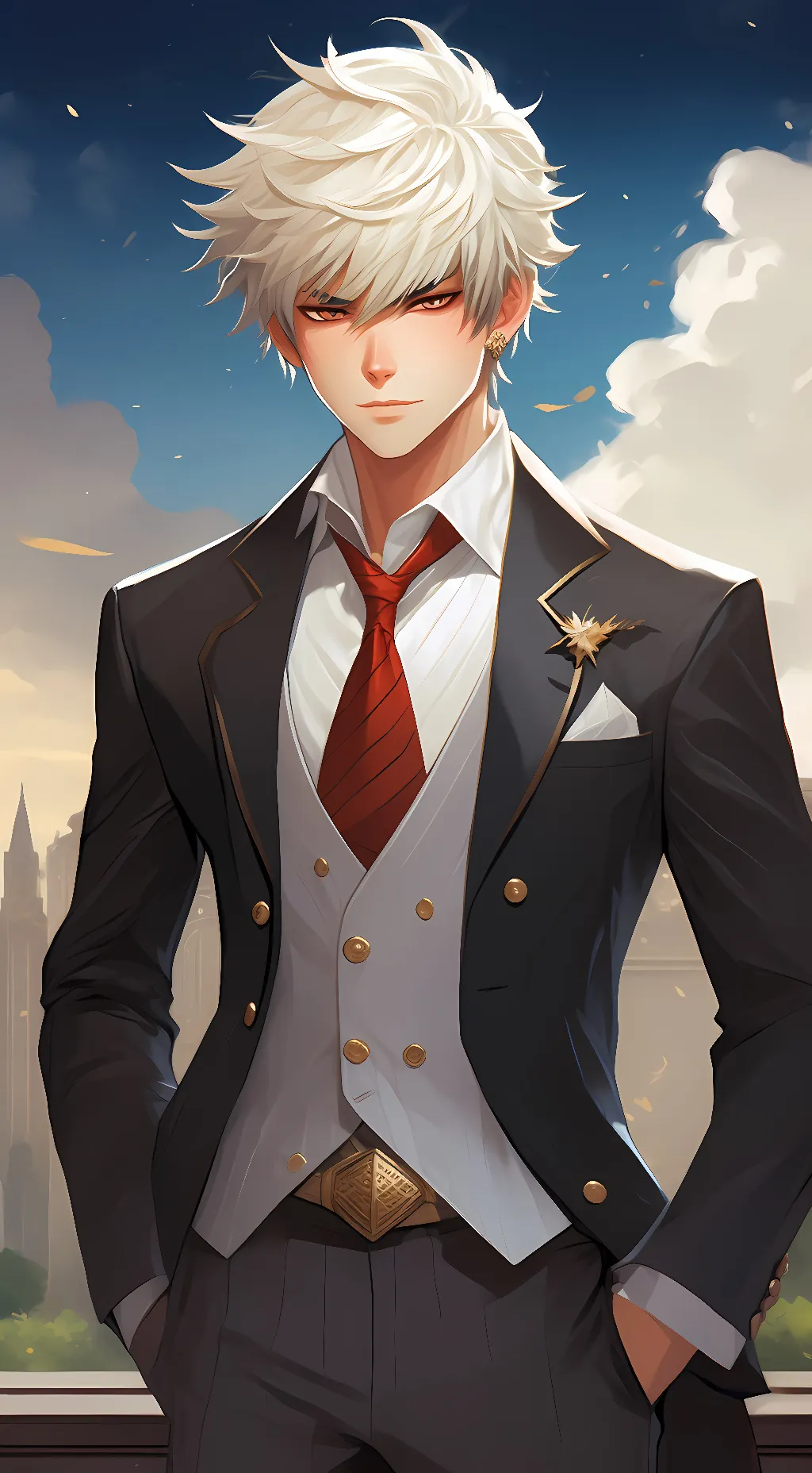 ai character: Bakugo background