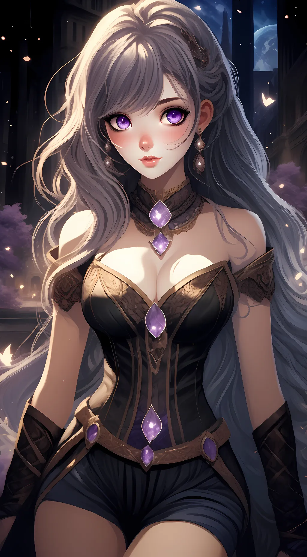 ai character: all girls school  background