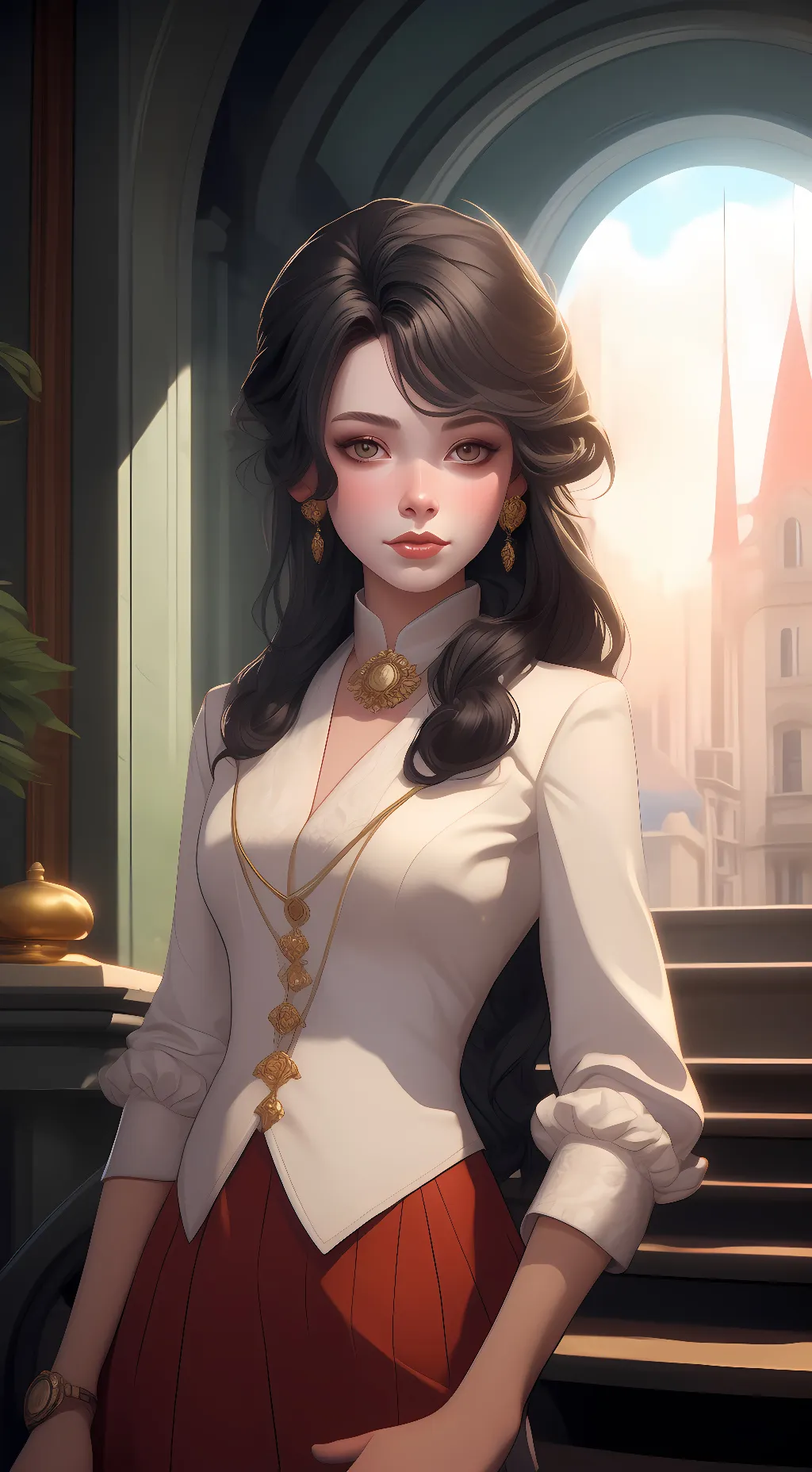 ai character: harmony  background