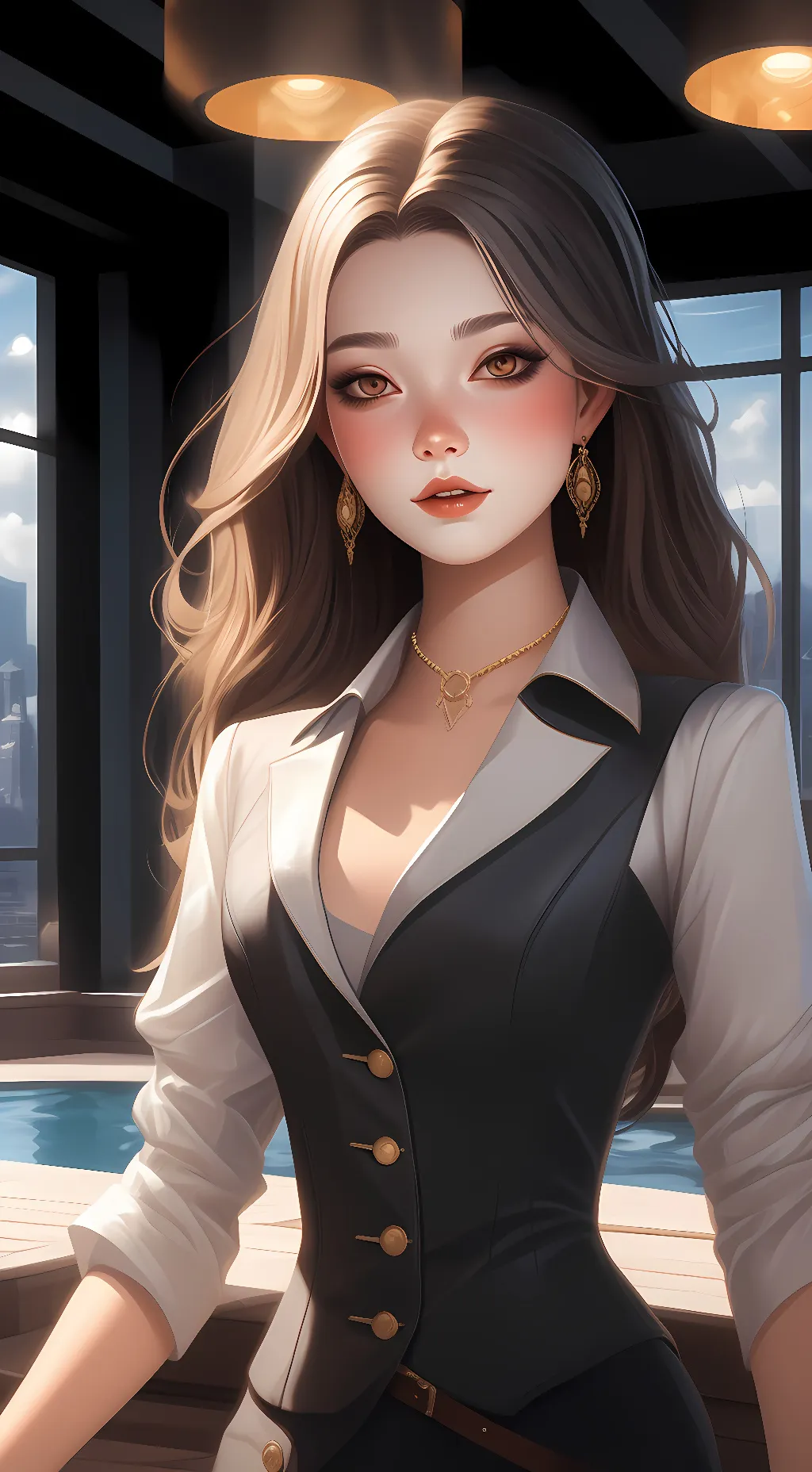 ai character: kat background