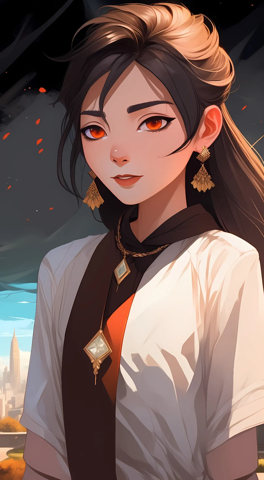 ai character: Ariana background