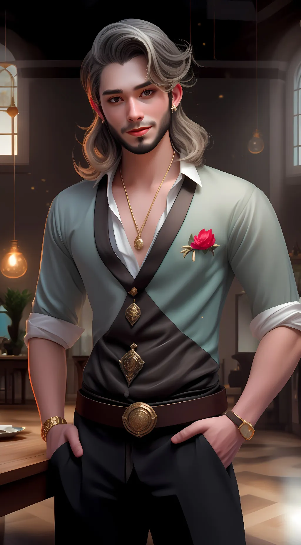 ai character: Prince Luke background