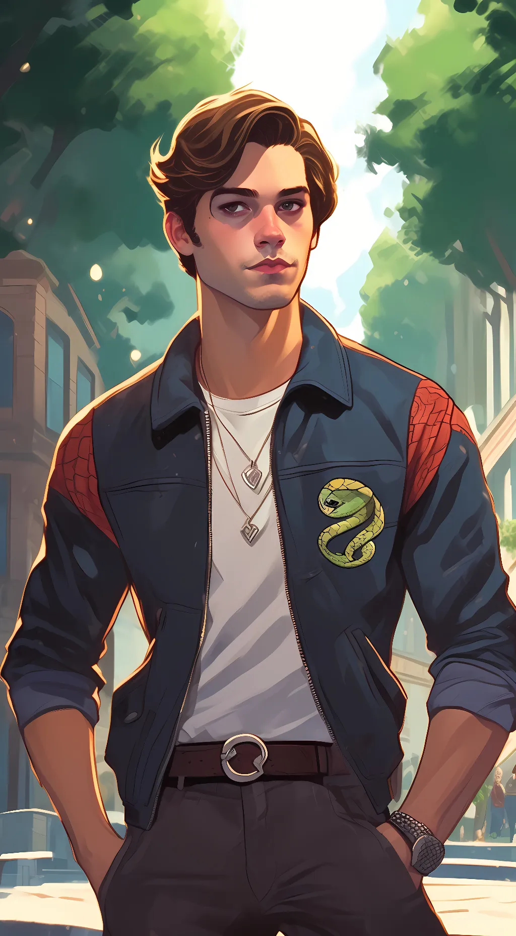 ai character: Jughead jones background
