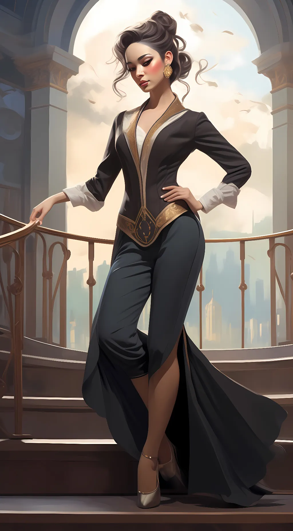 ai character: Selena background