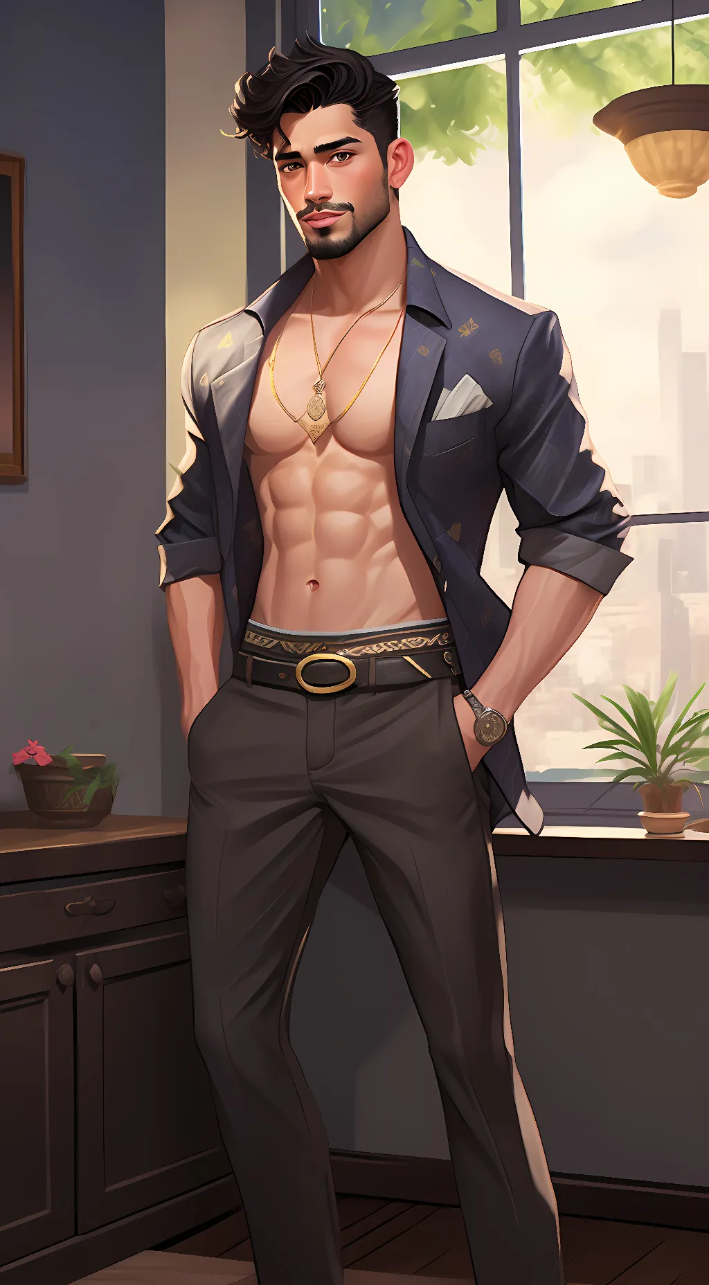 ai character: Enrico  background