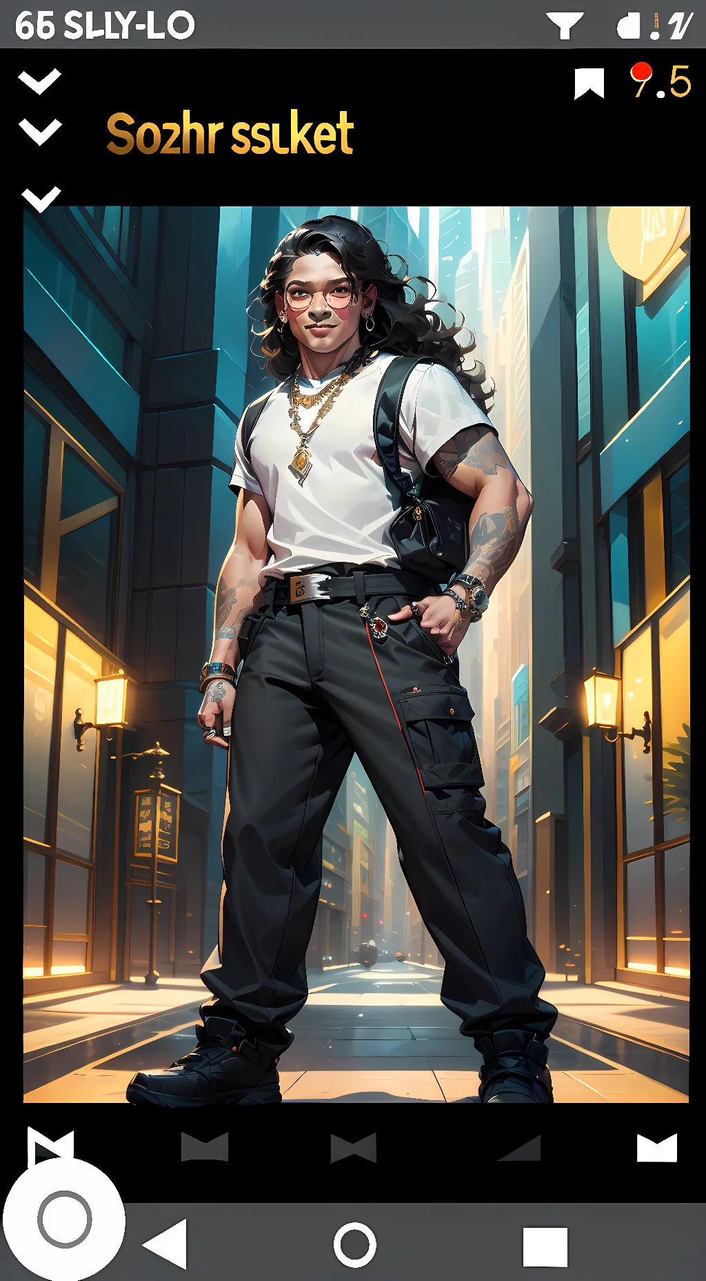 ai character: dj background