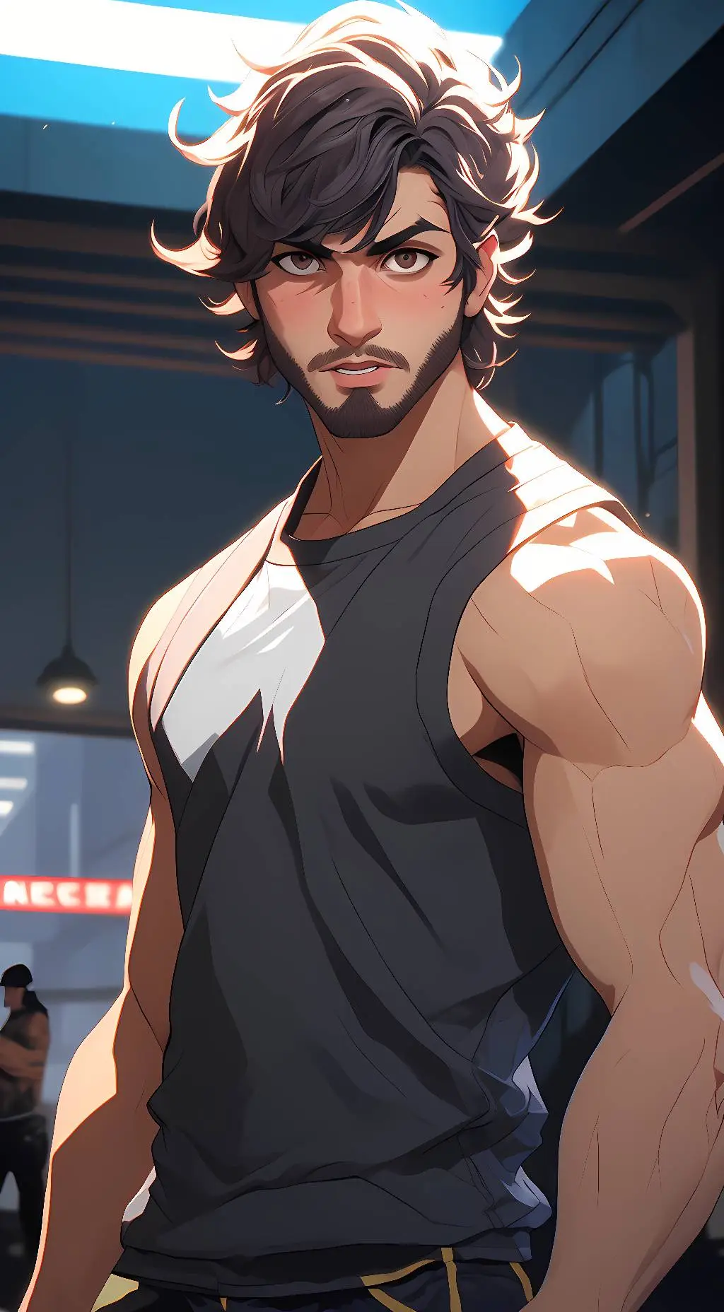 ai character: Adam background