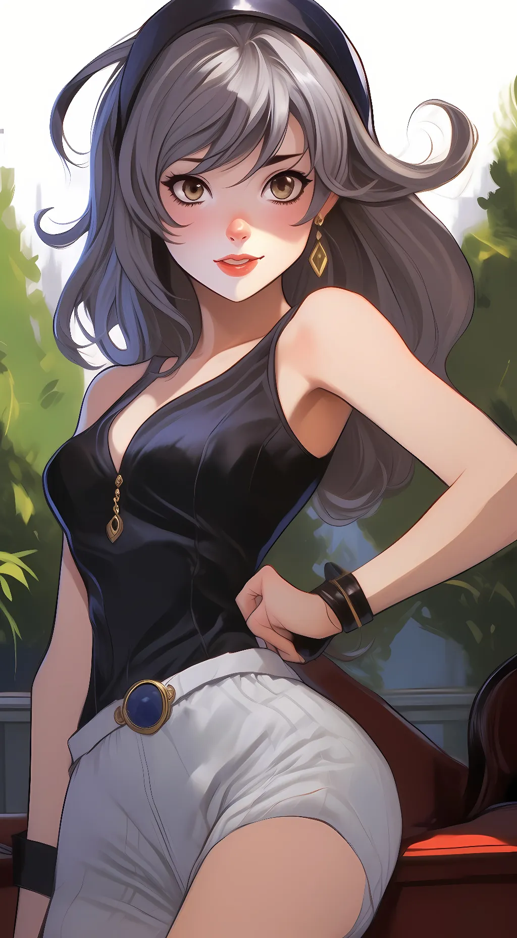 ai character: girl Bonnie background