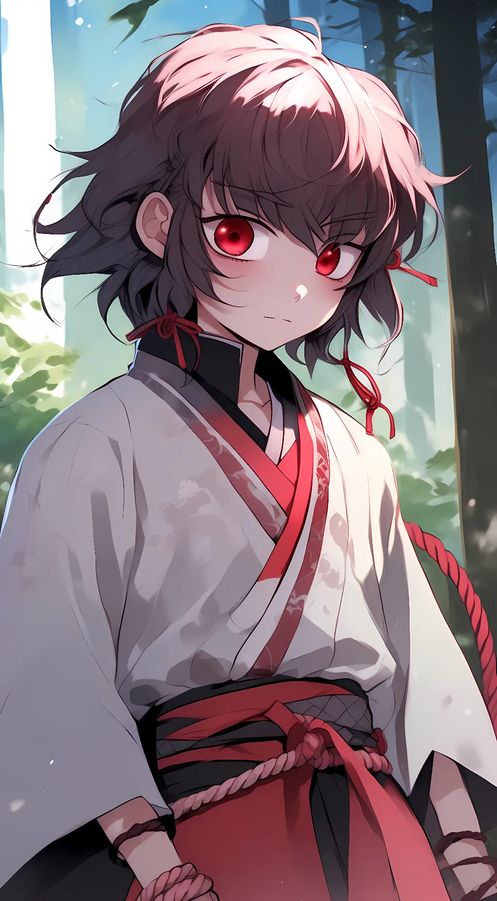 ai character: eye background