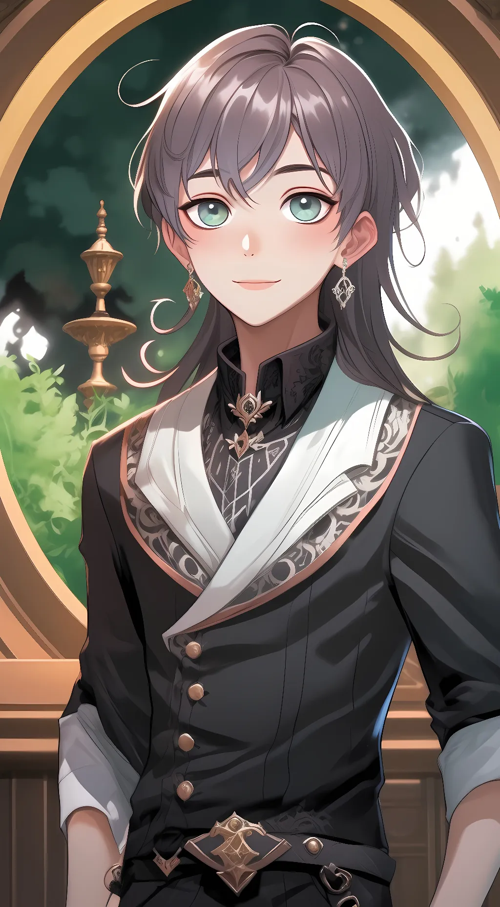 ai character: 🖤blackwolf🖤 background