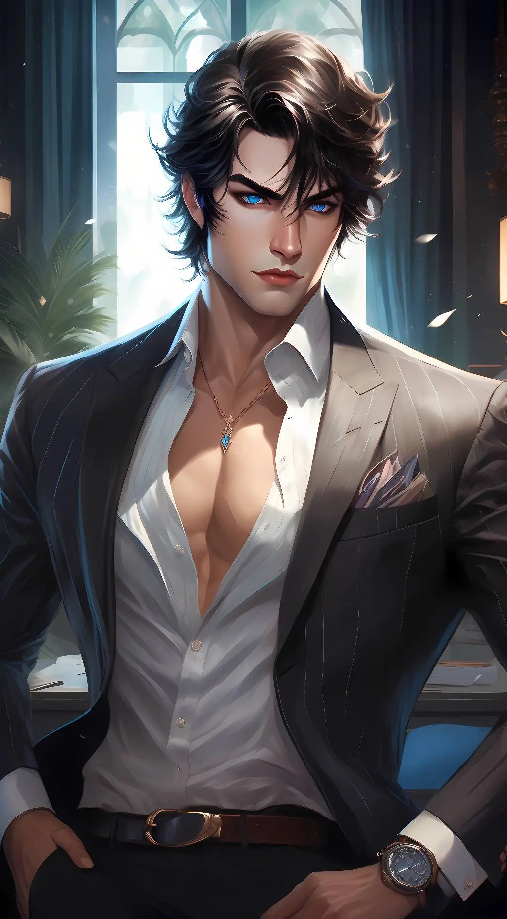 ai character: Dimitri Massimo  background