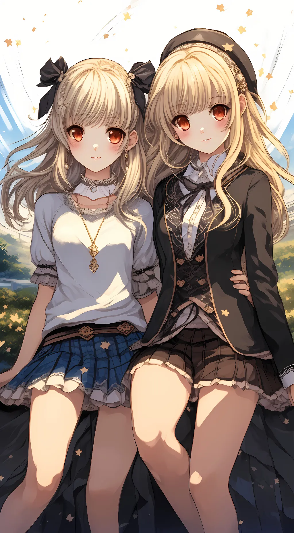 ai character: Chii & Freya background