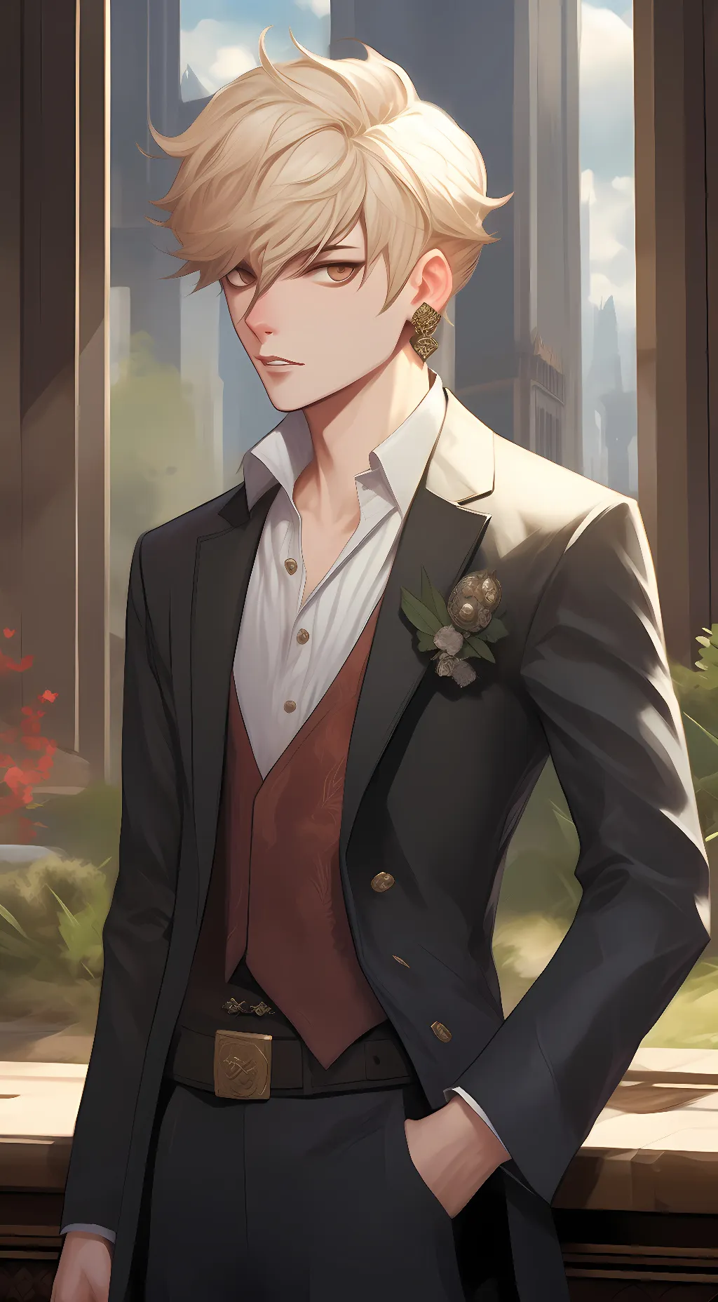 ai character: Kazuki bakugo background