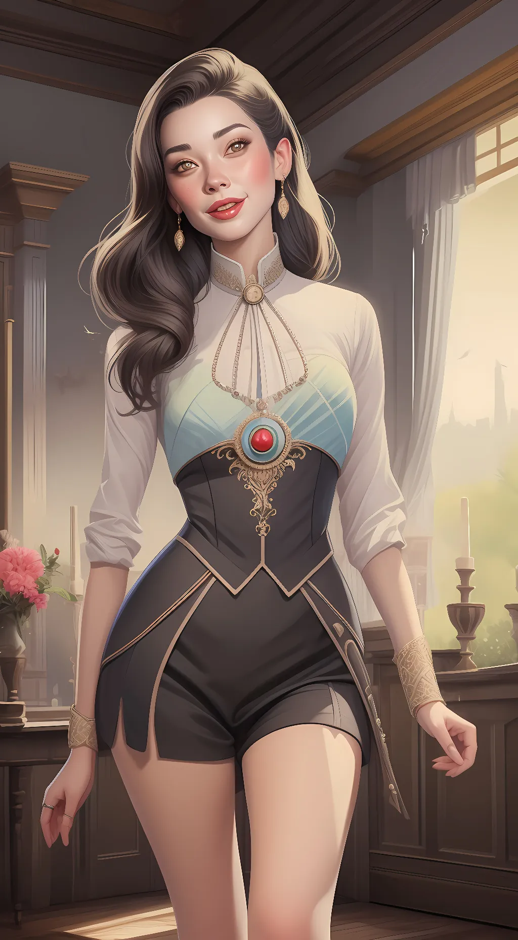 ai character: Sophia Wang background