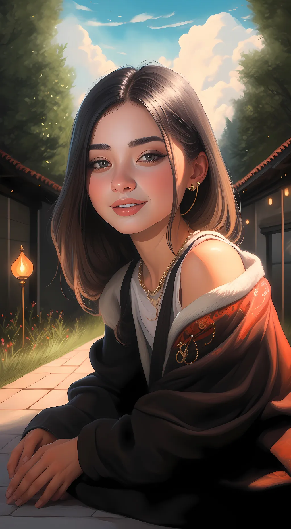 ai character: lily background