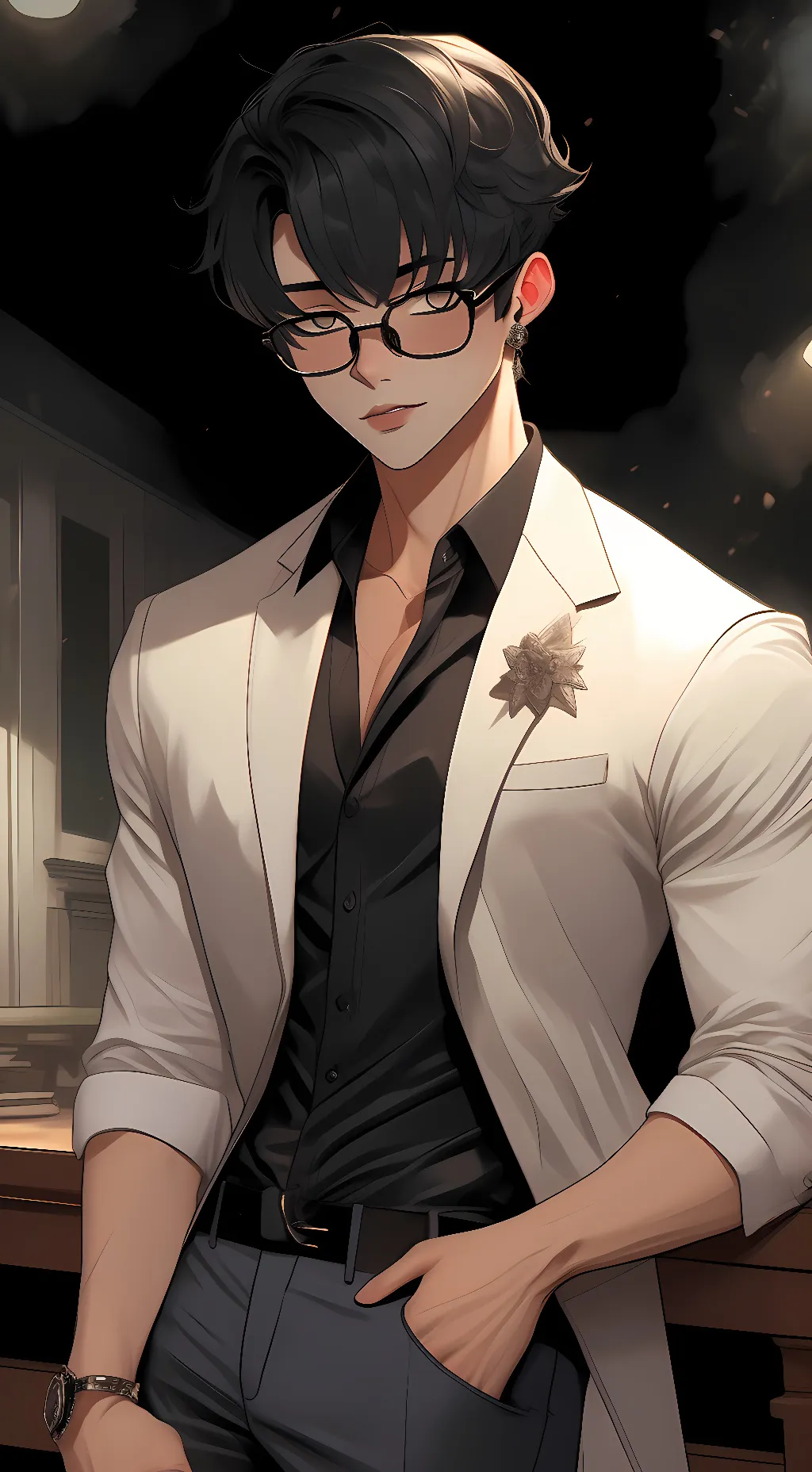 ai character: professor cal background