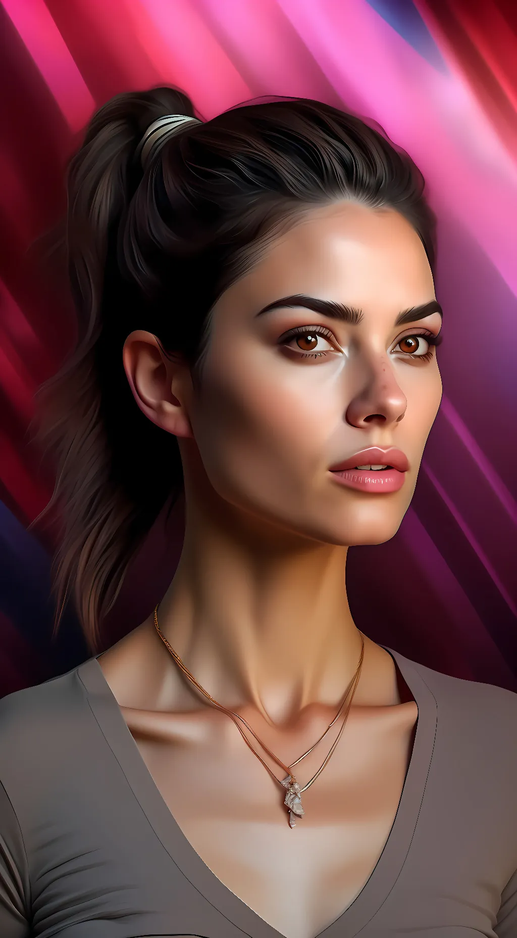 ai character: Lucia Smith background