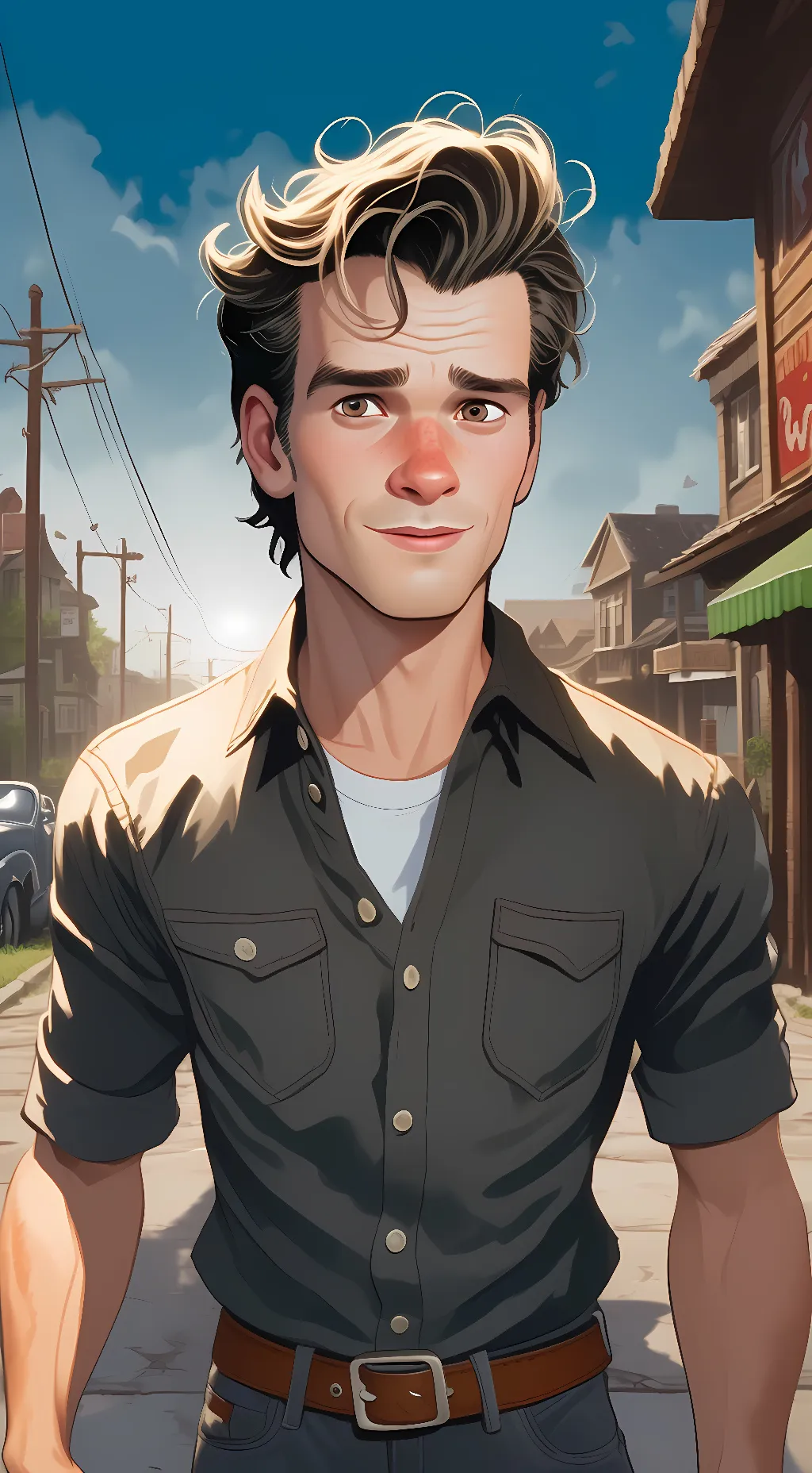 ai character: Darry Curtis background
