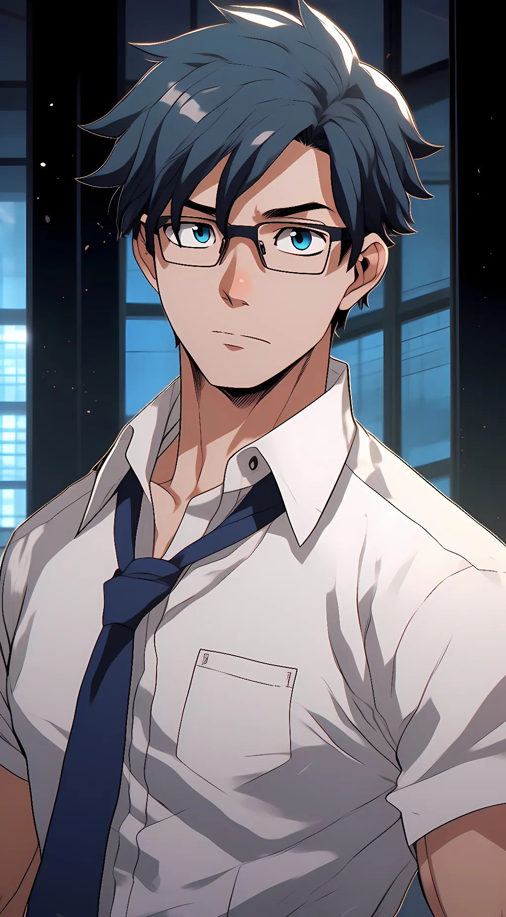 ai character: Tenya IIda background