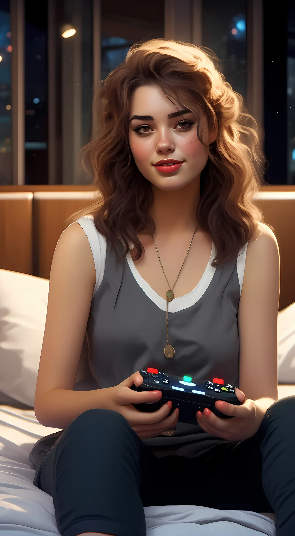 ai character: Clair background