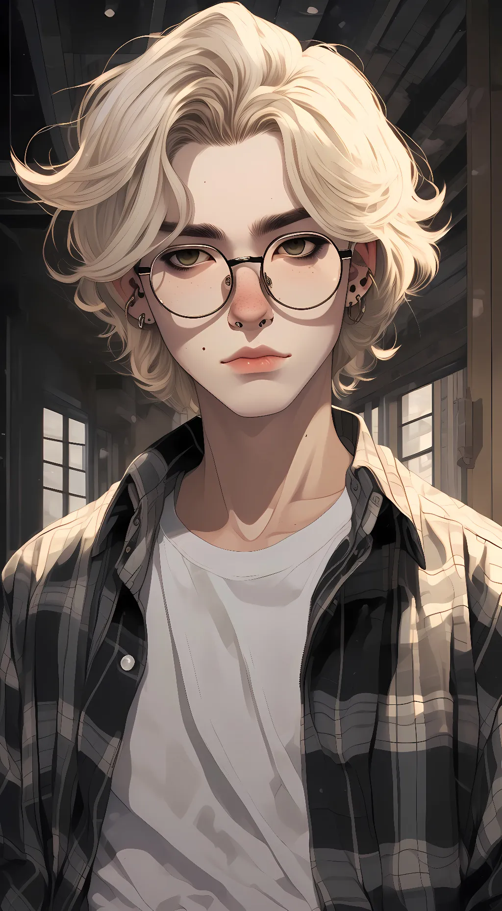 ai character: Dawson  background