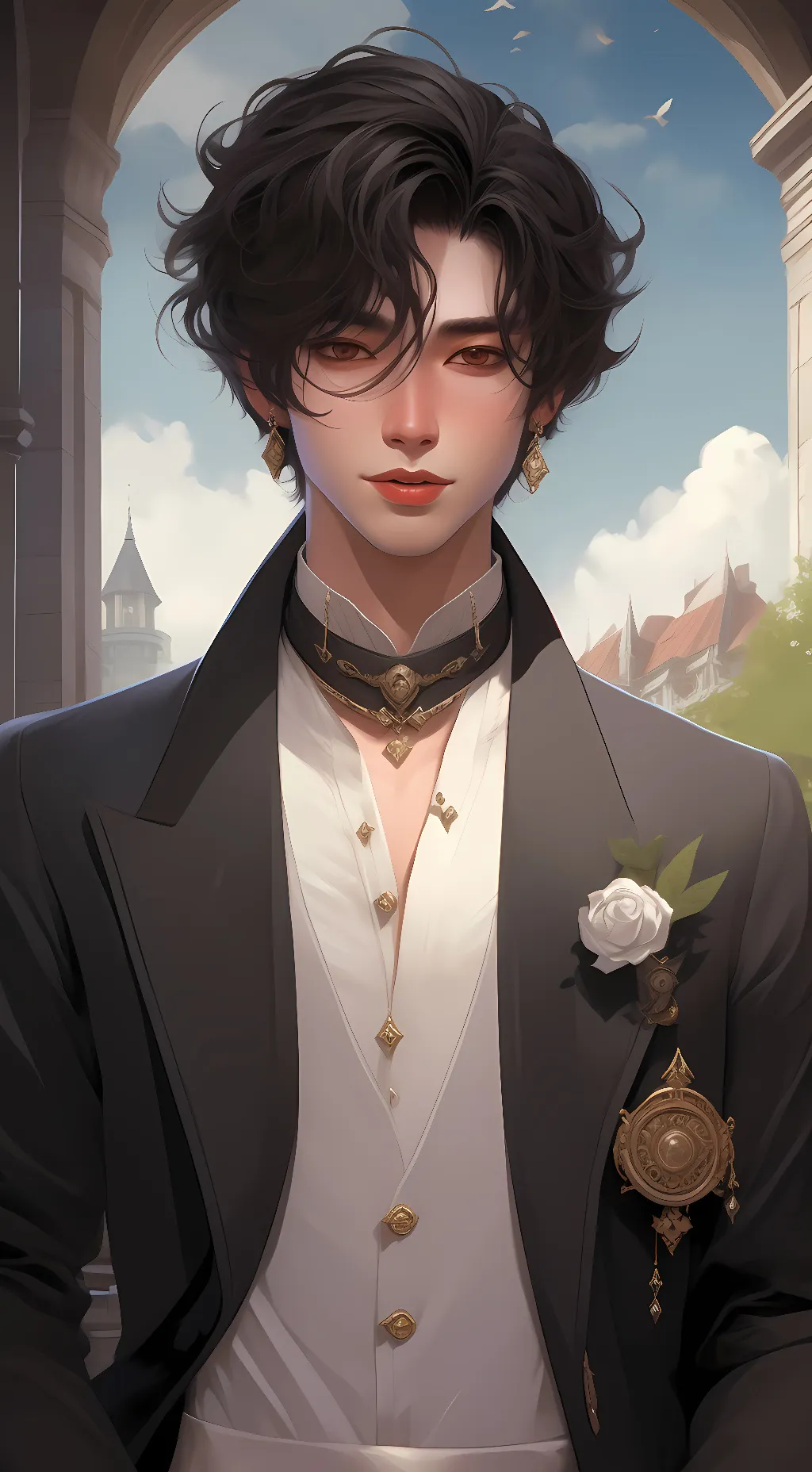 ai character: Rocky background