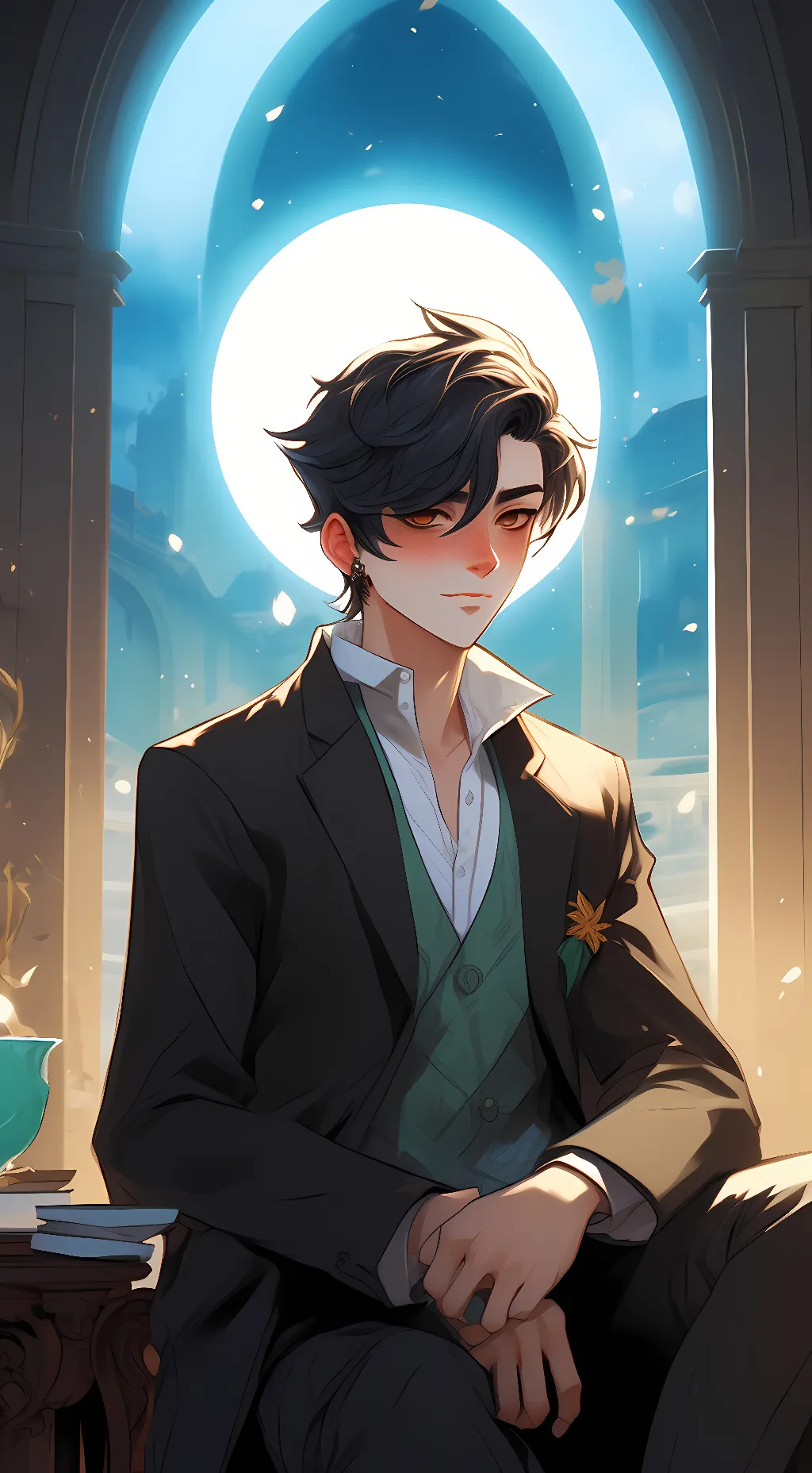 ai character: I'm daily life  background