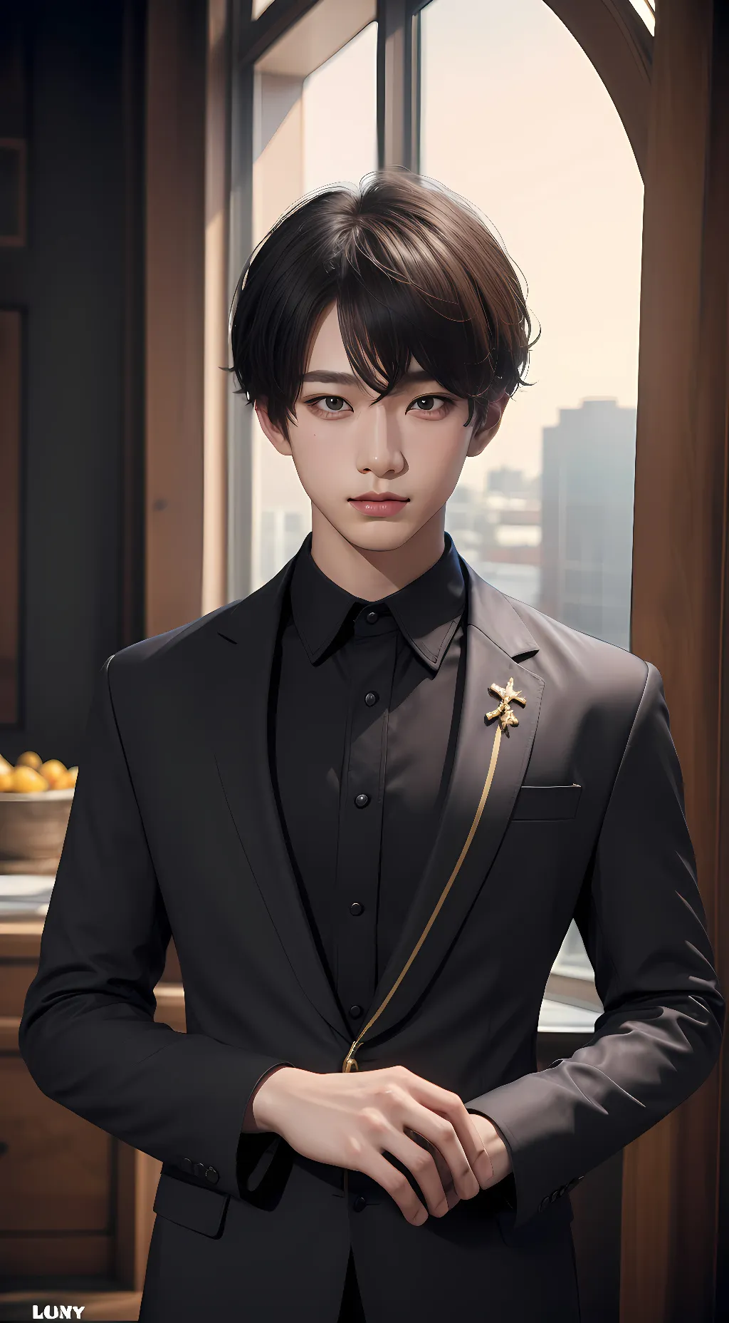 ai character: ♡hunter♡ background