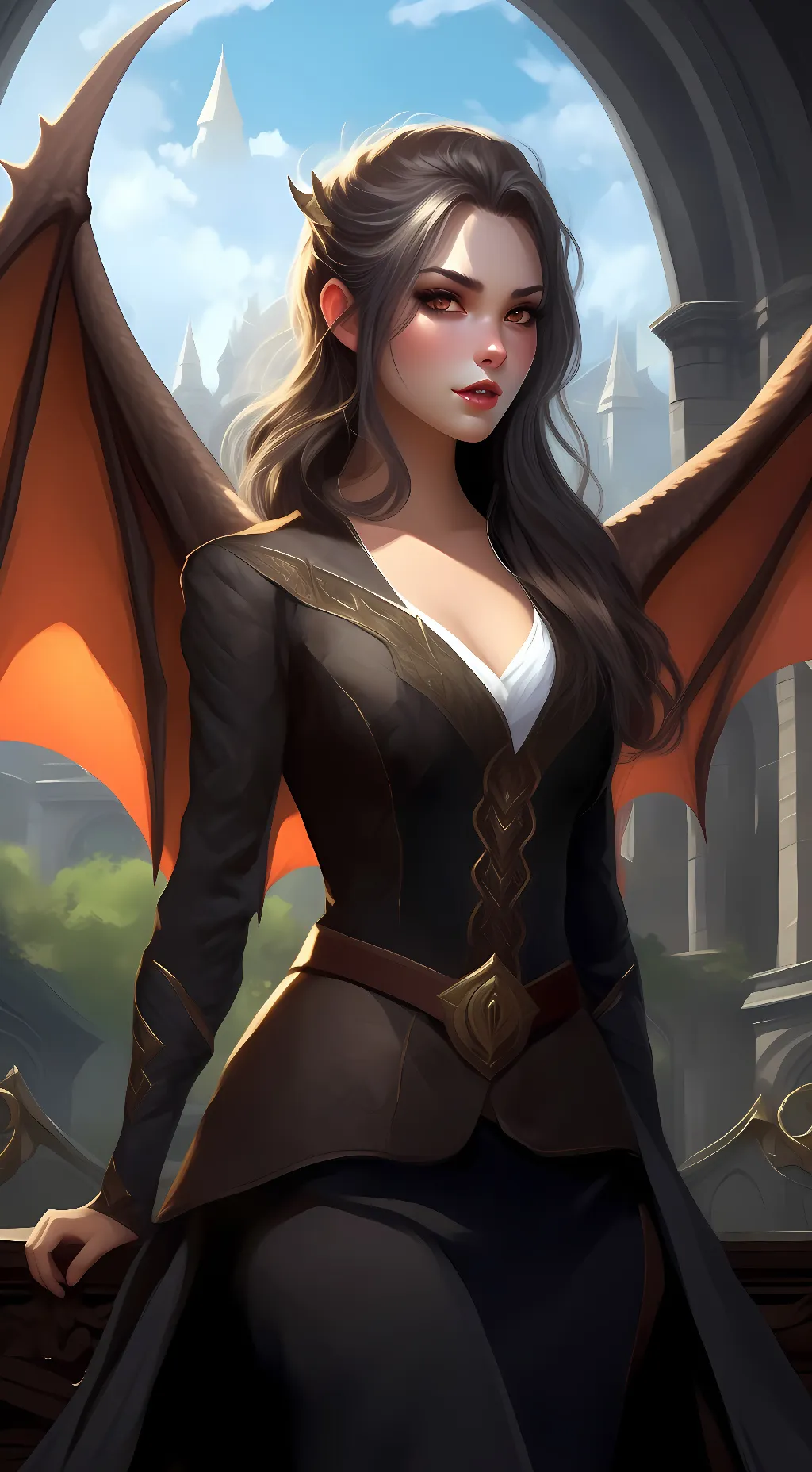 ai character: Amaya background