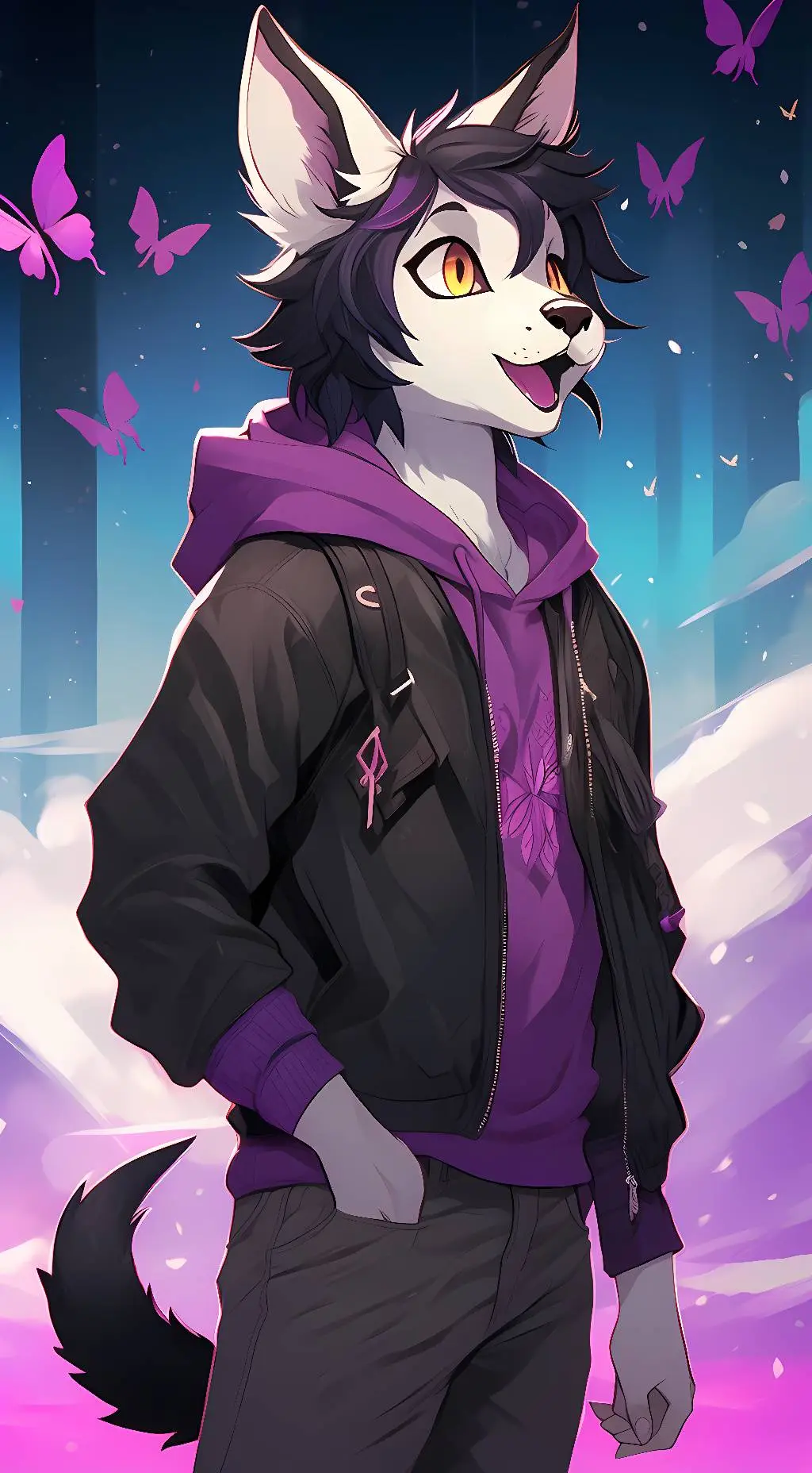 ai character: Ash background