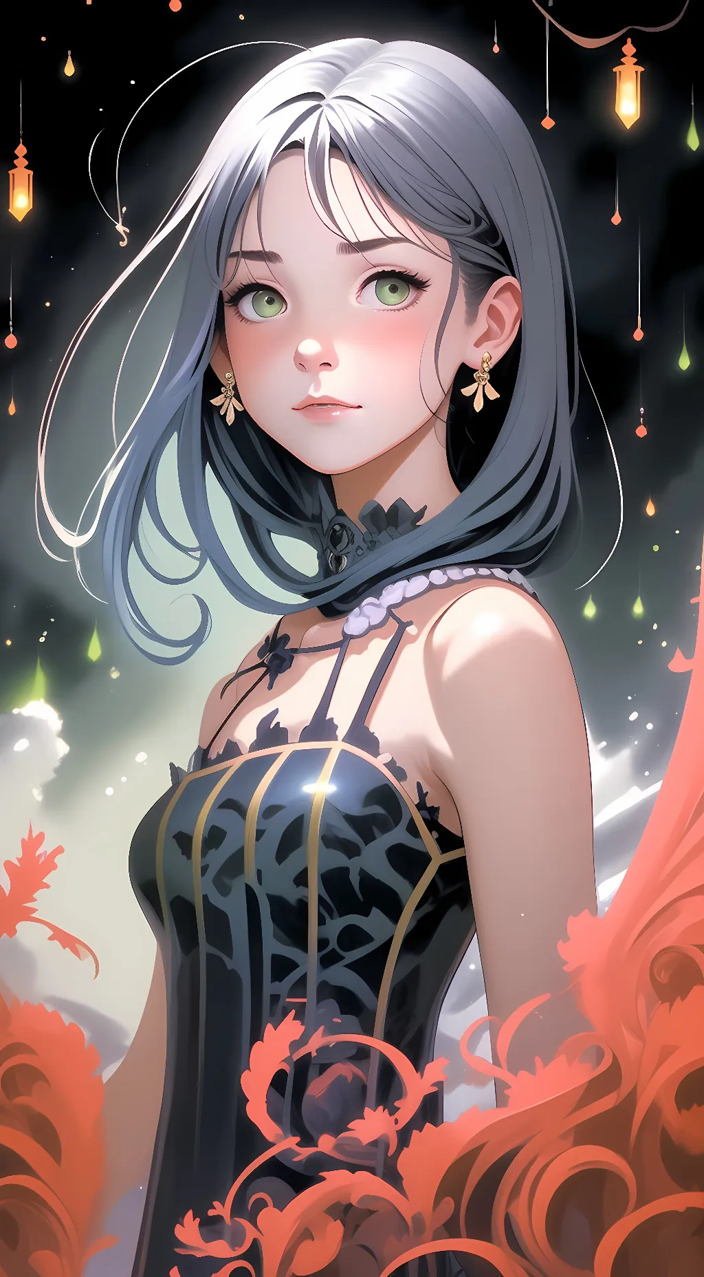 ai character: evil Lizzy background